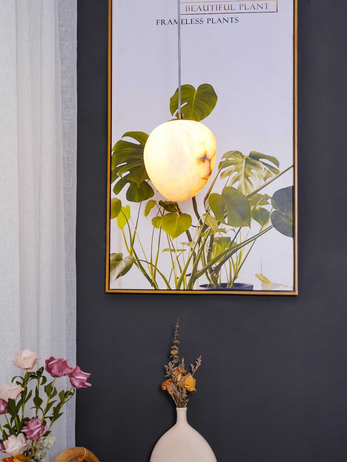 Goose Alabaster Pendant lamp - Lumpaz