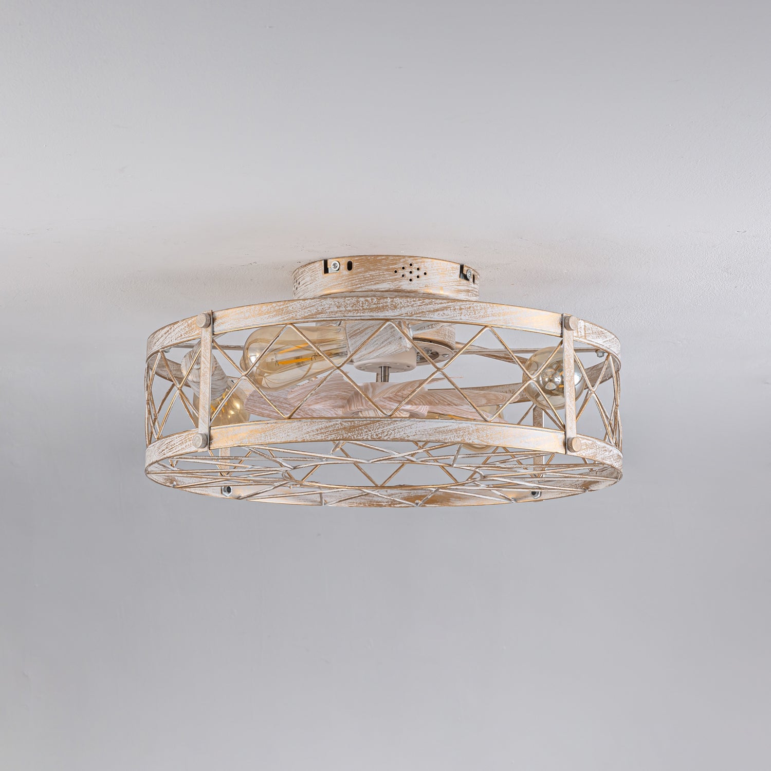 Davian With Remote Ceiling Fan Lamp - Lumpaz