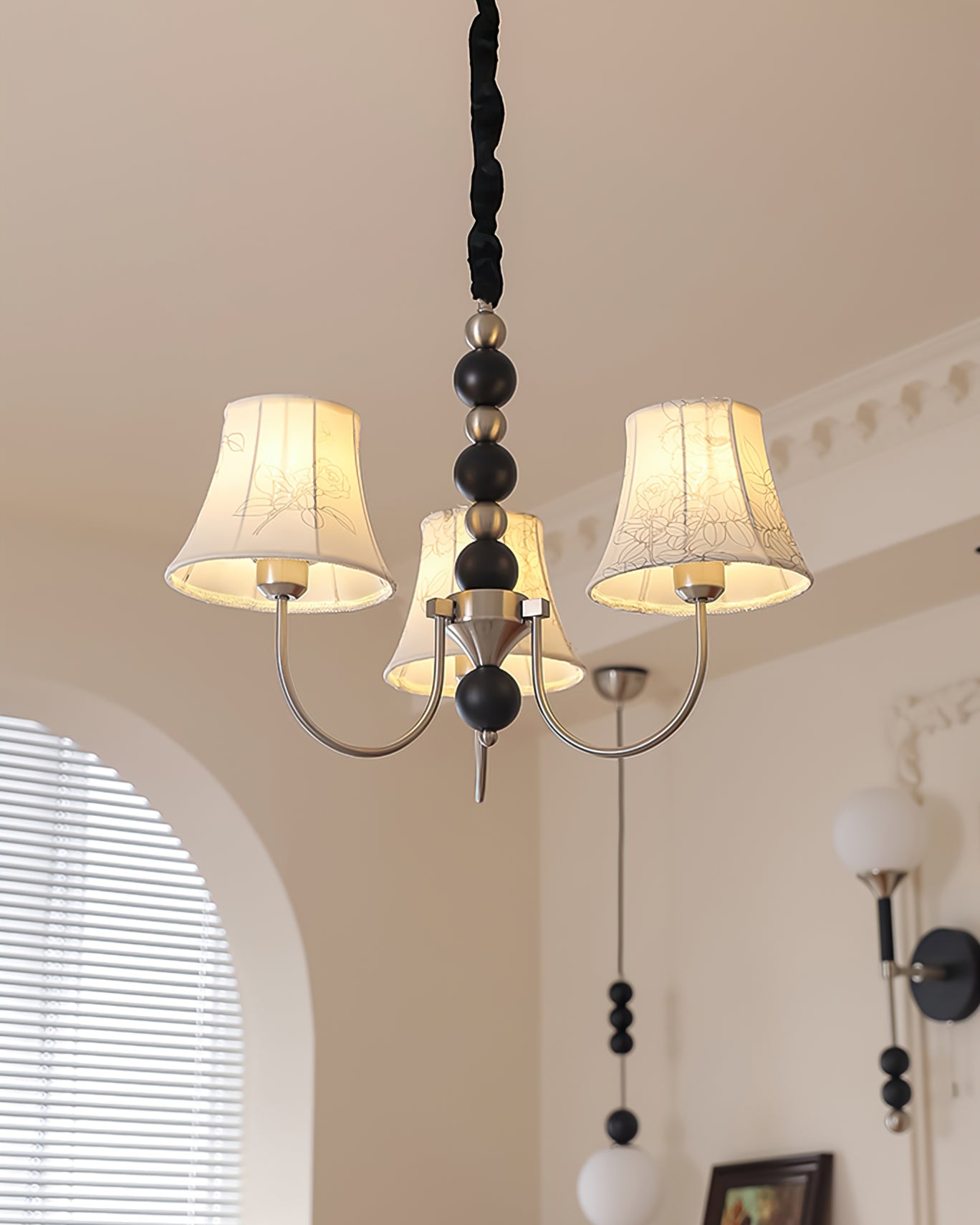 Orchid Fabric Chandelier - Lumpaz