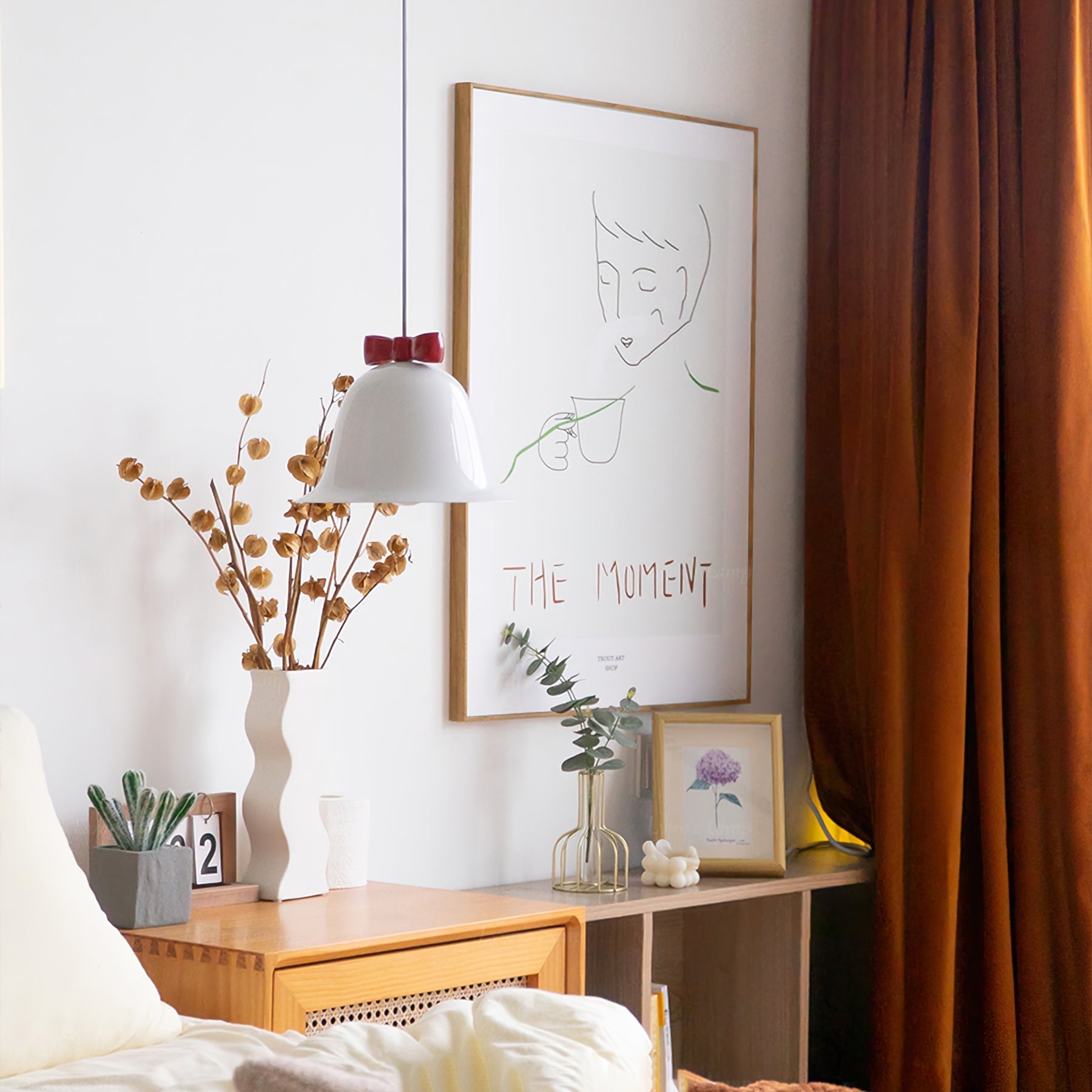 Bow Bell Pendant Lamp - Lumpaz