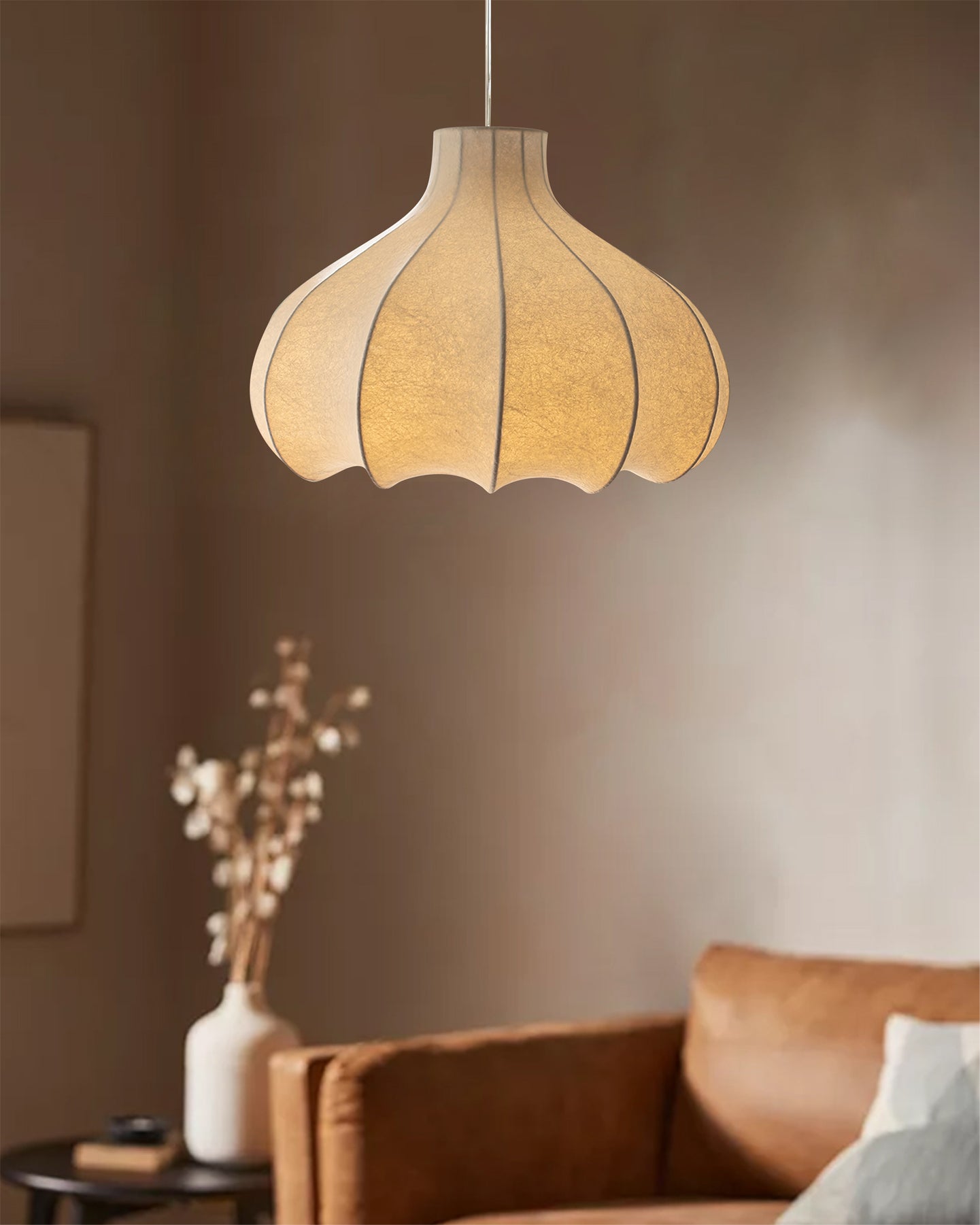 Cocoon Silk Pendant Lamp - Lumpaz