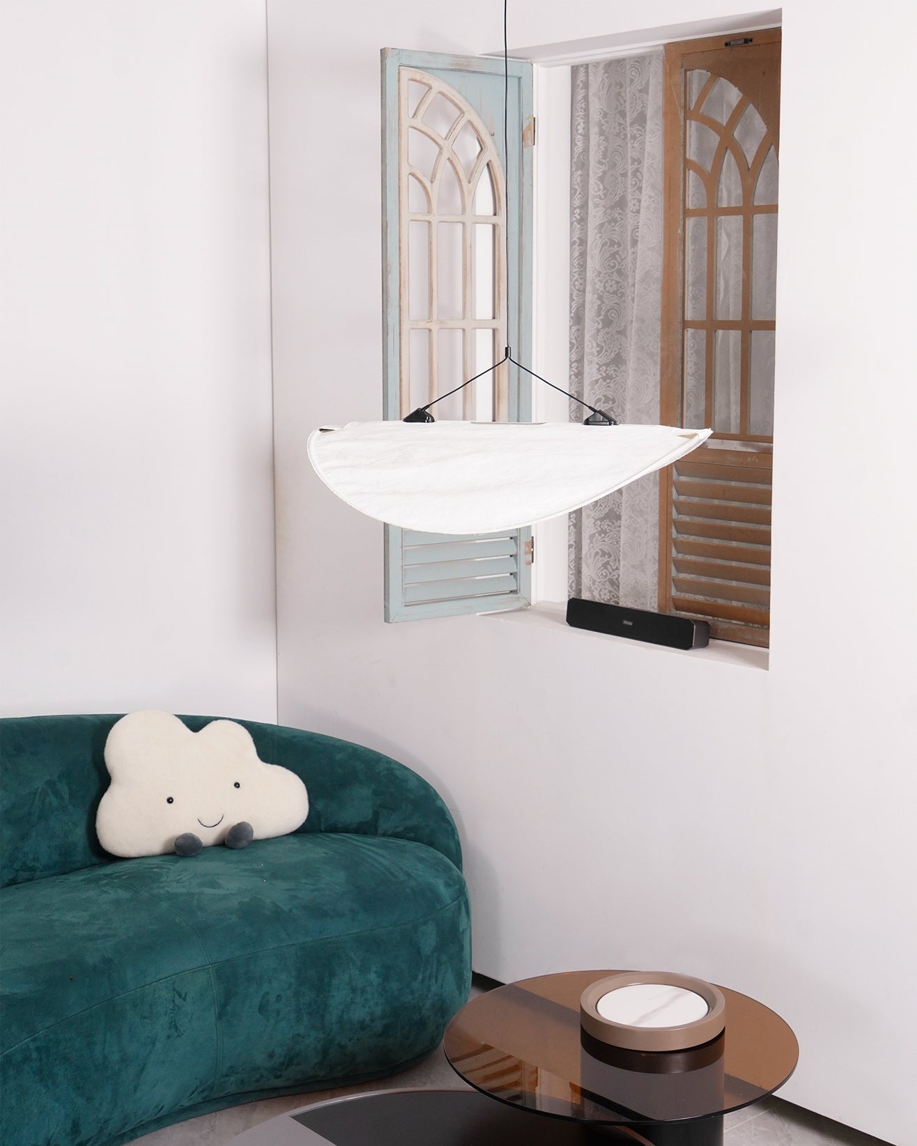 Tense Tyvek Pendant Lamp - Lumpaz