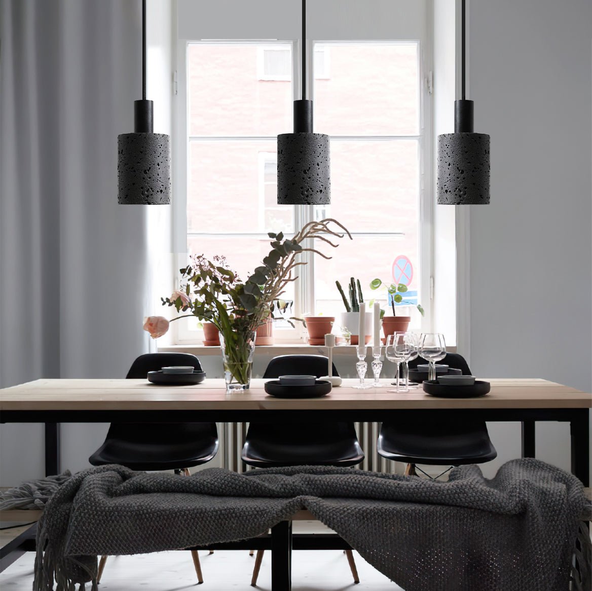 N Stone Pendant Lamp - Lumpaz