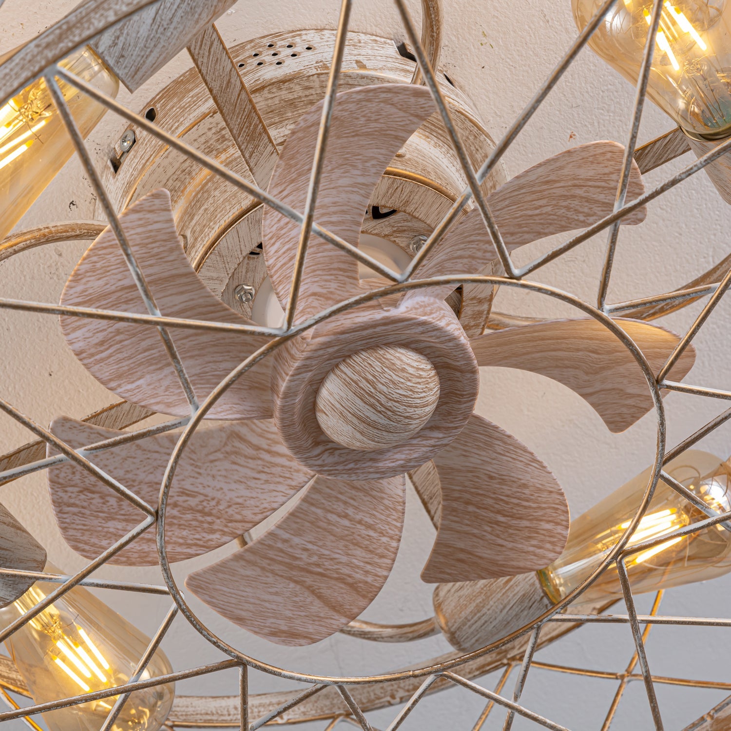 Davian With Remote Ceiling Fan Lamp - Lumpaz
