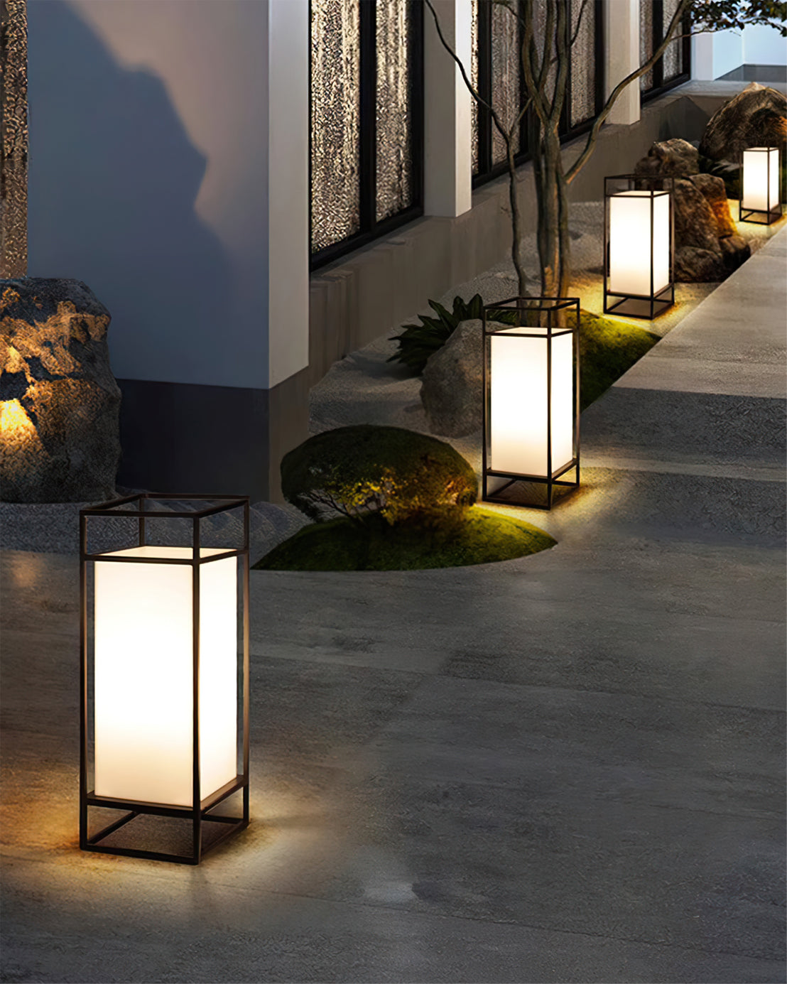 Cleo Lantern Outdoor Table Lamp - Lumpaz