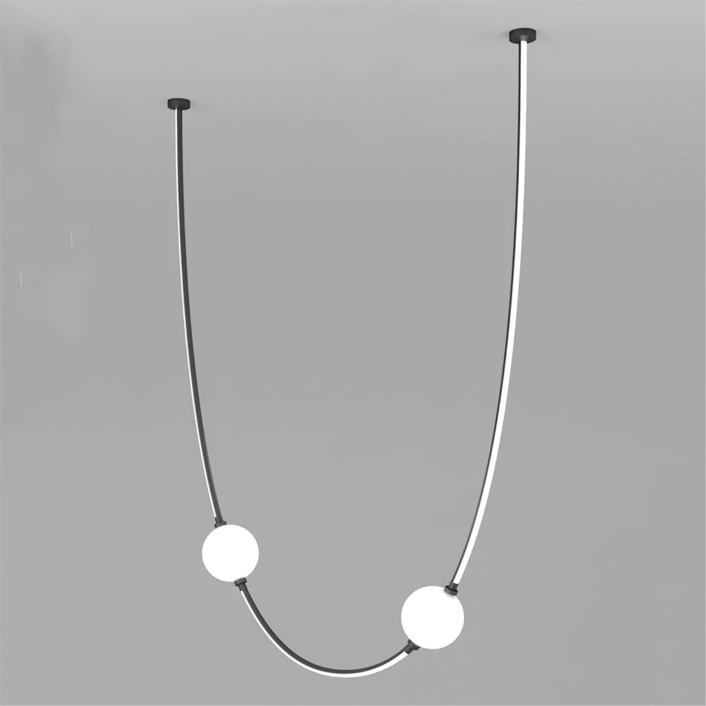 Linea Curva Chandelier - Lumpaz