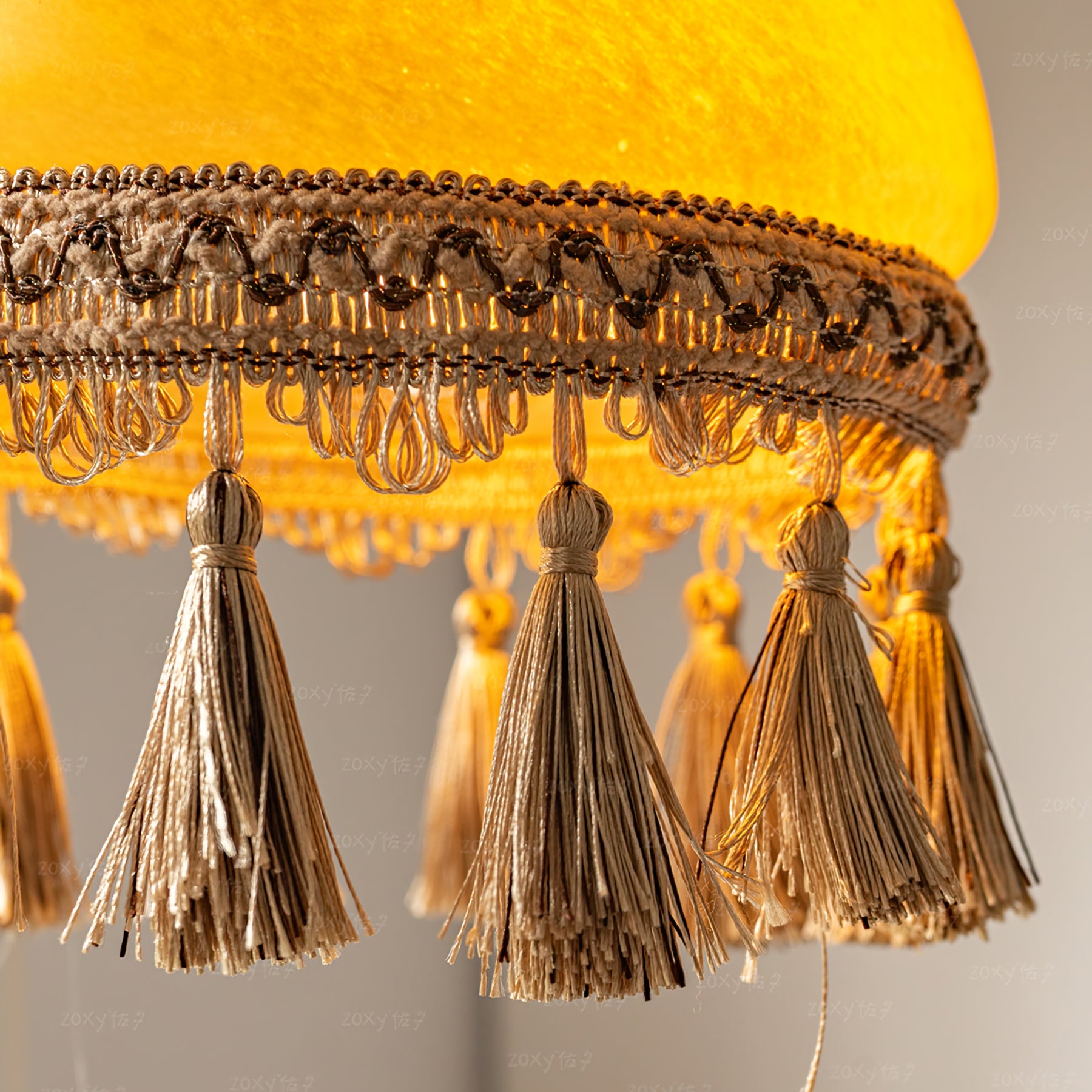 French Tassels Brass Pendant Light - Lumpaz