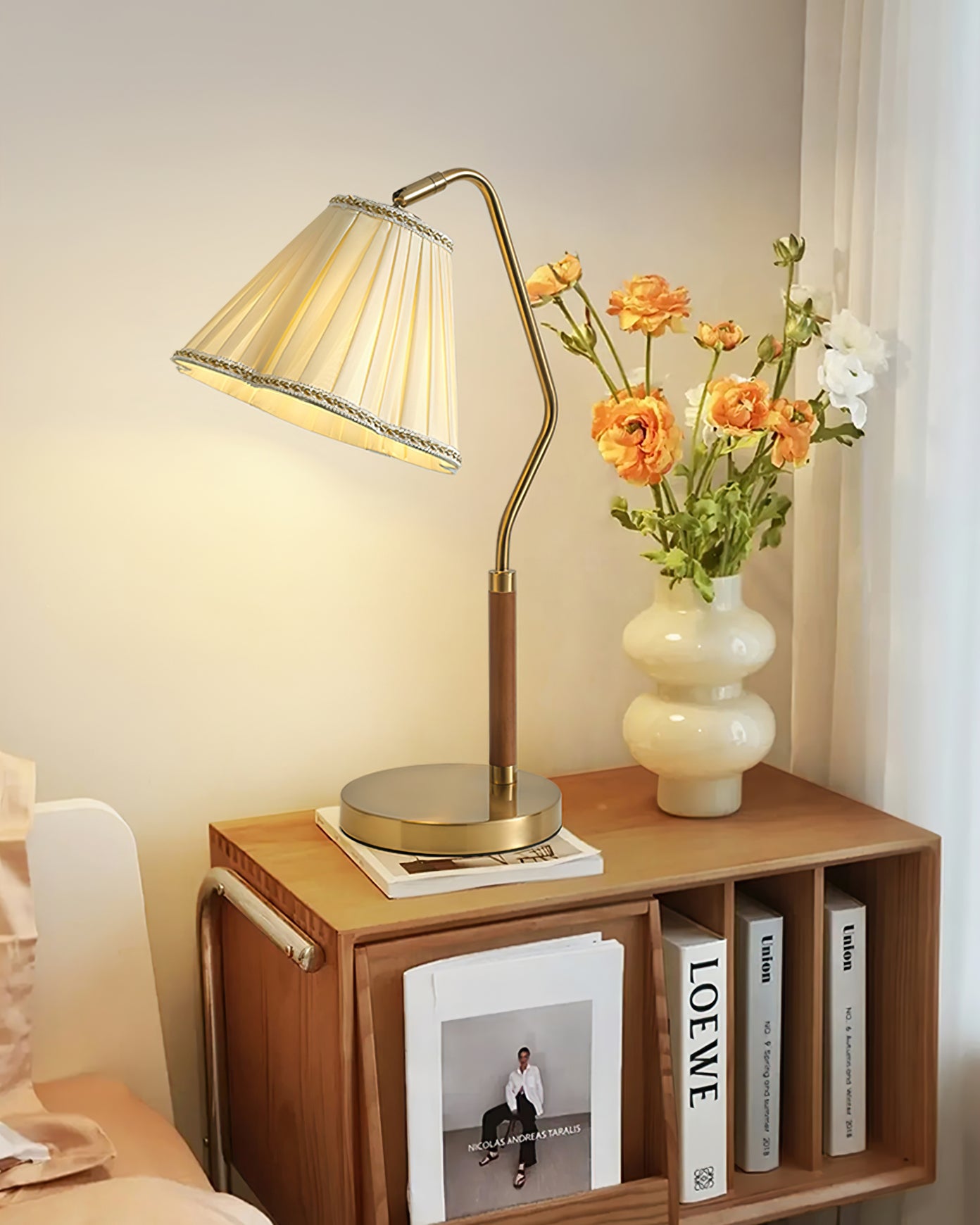 Florentine Fabric Table Lamp - Lumpaz