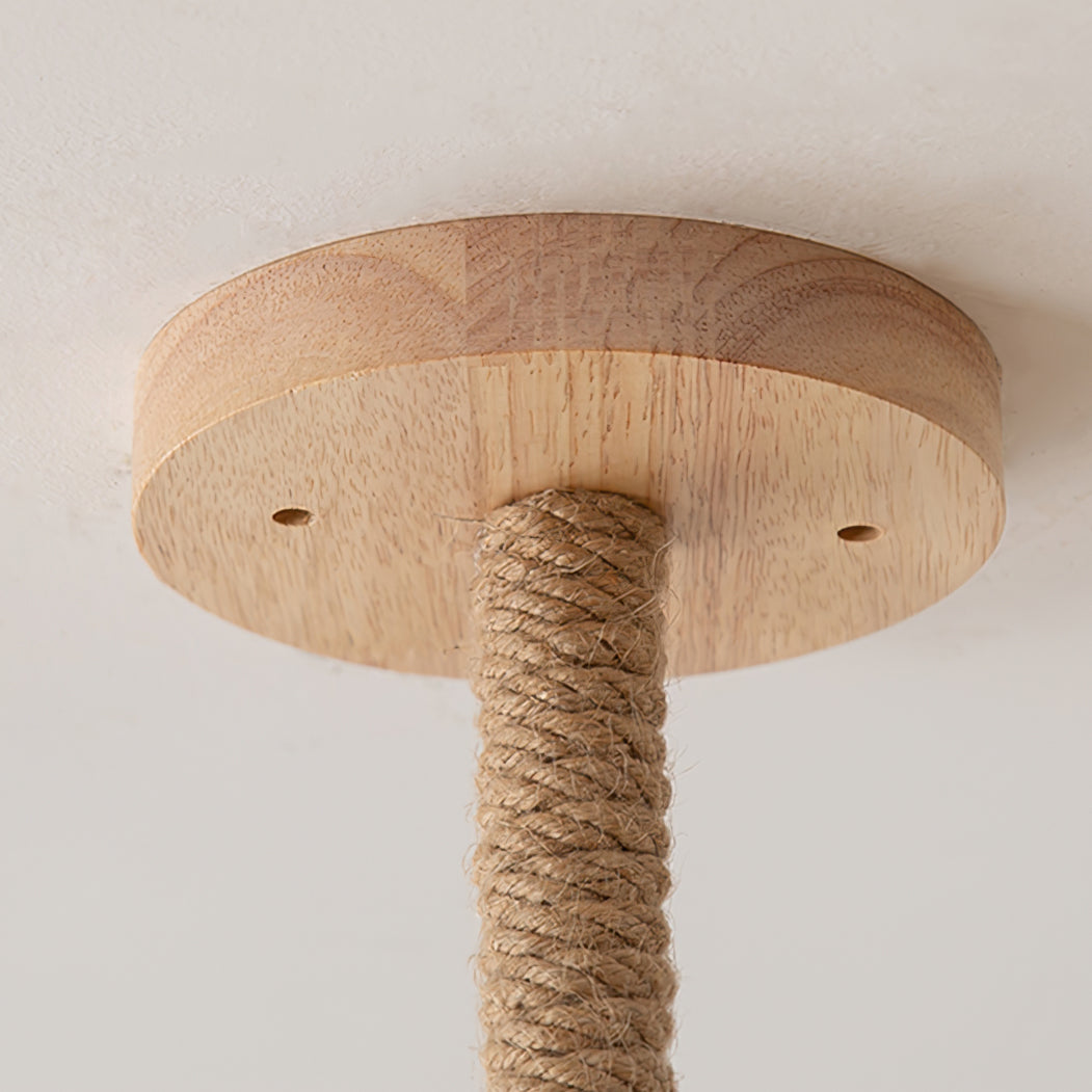 Hemp Rope Chandelier - Lumpaz