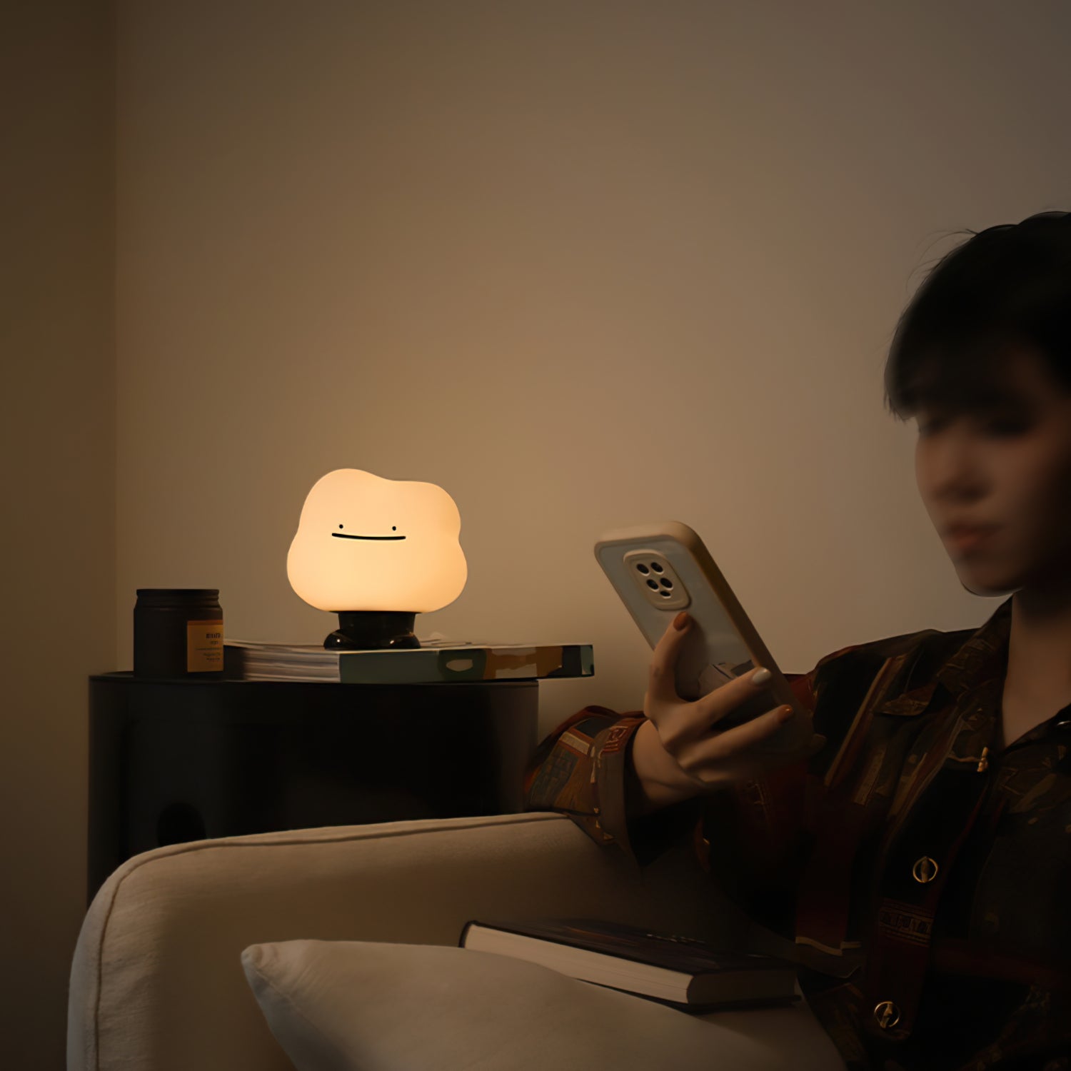 Cloud Night Built-in Battery Table Lamp - Lumpaz