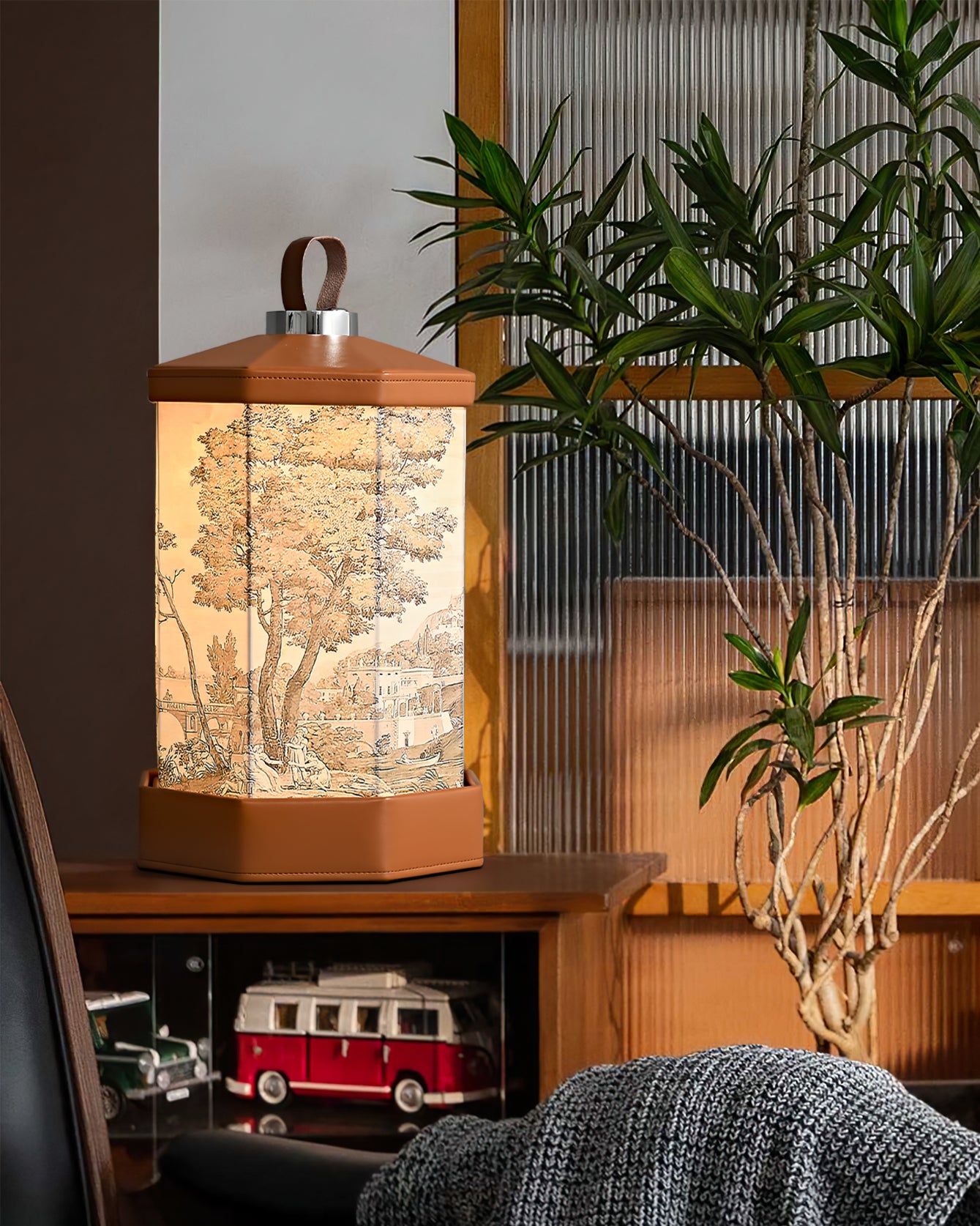 Castle Built-in Battery Table Lamp - Lumpaz