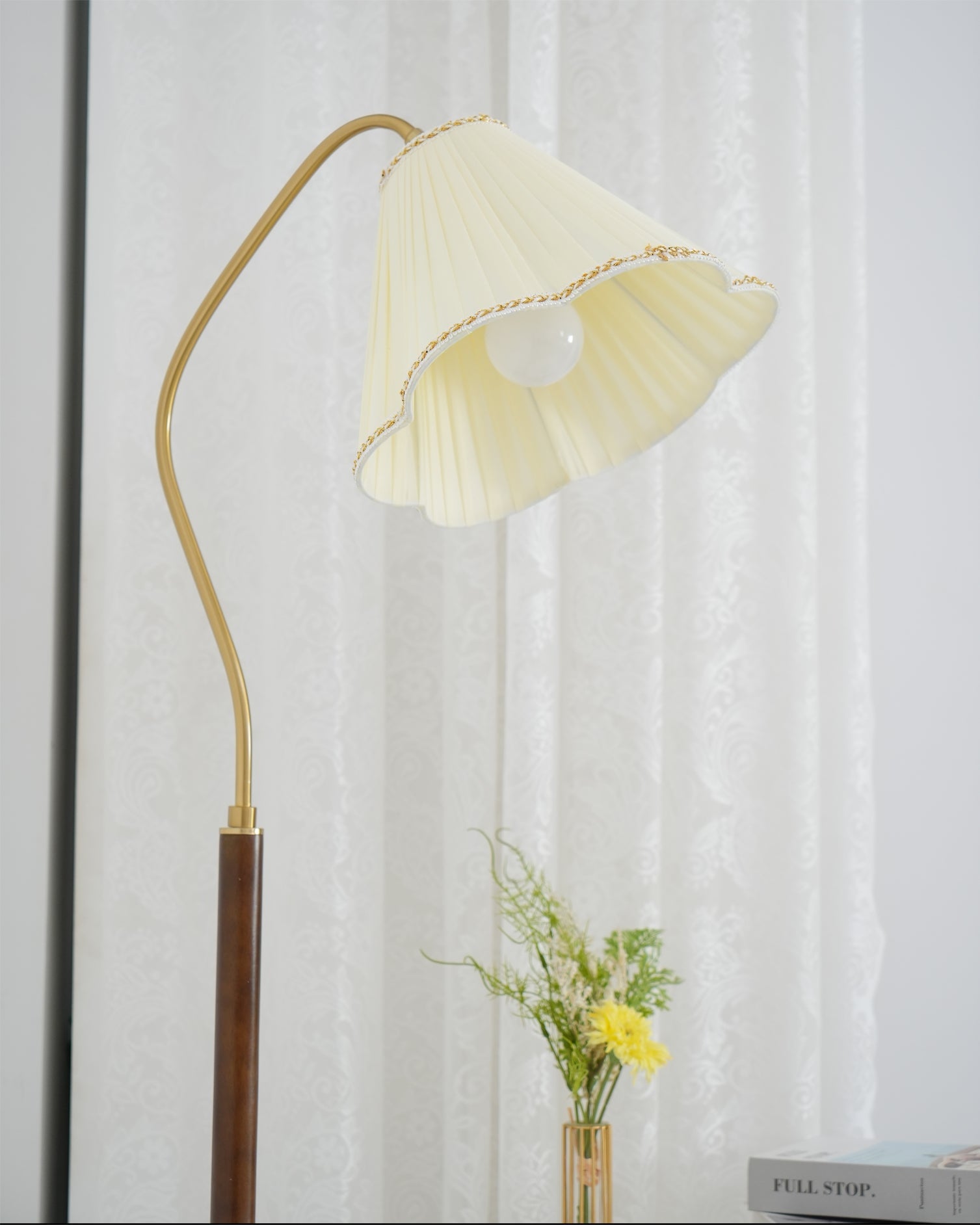 Florentine Fabric Floor Lamp - Lumpaz