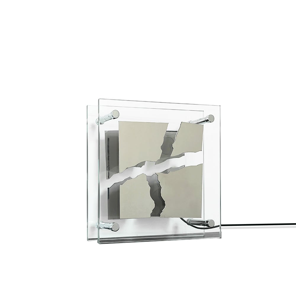 Square Glass Table Lamp - Lumpaz