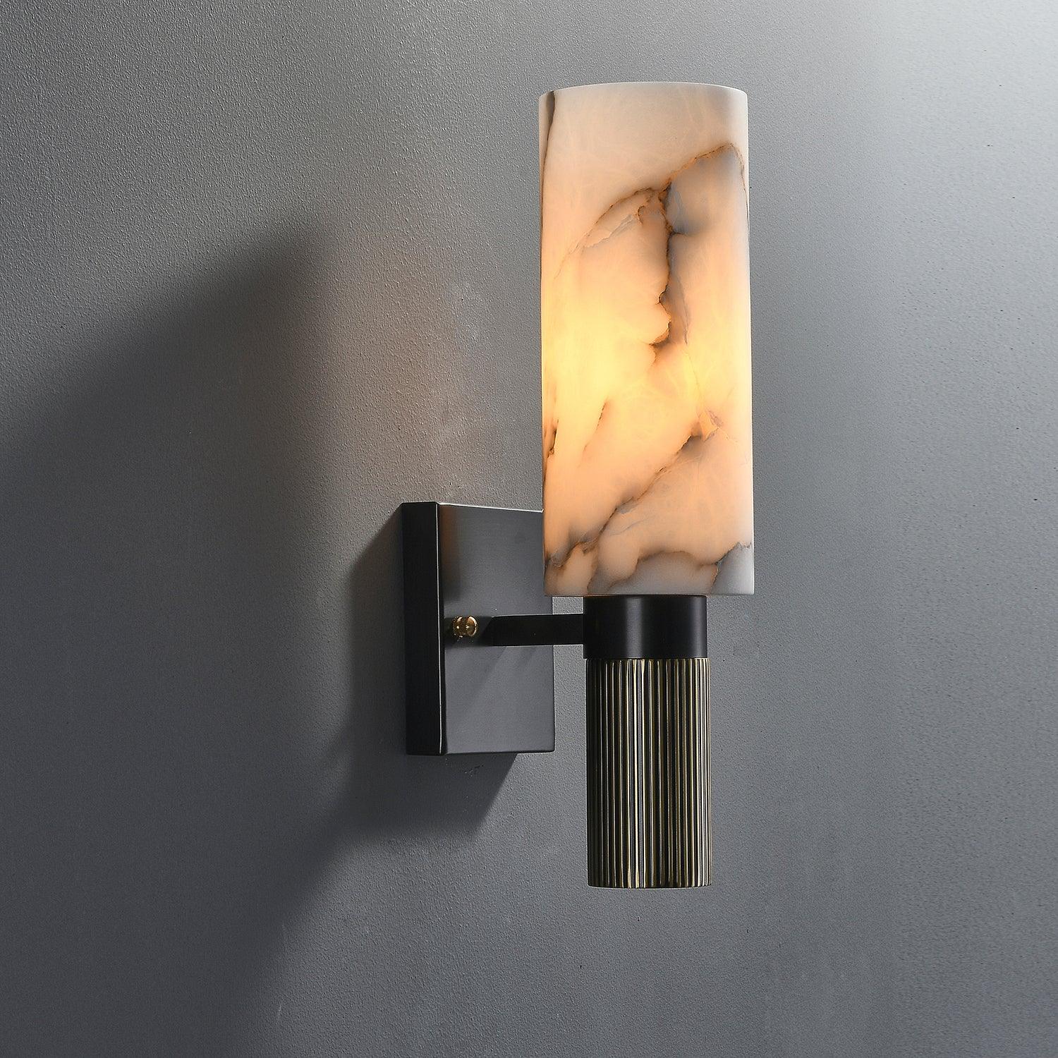 Torch Alabaster Wall Lamp - Lumpaz