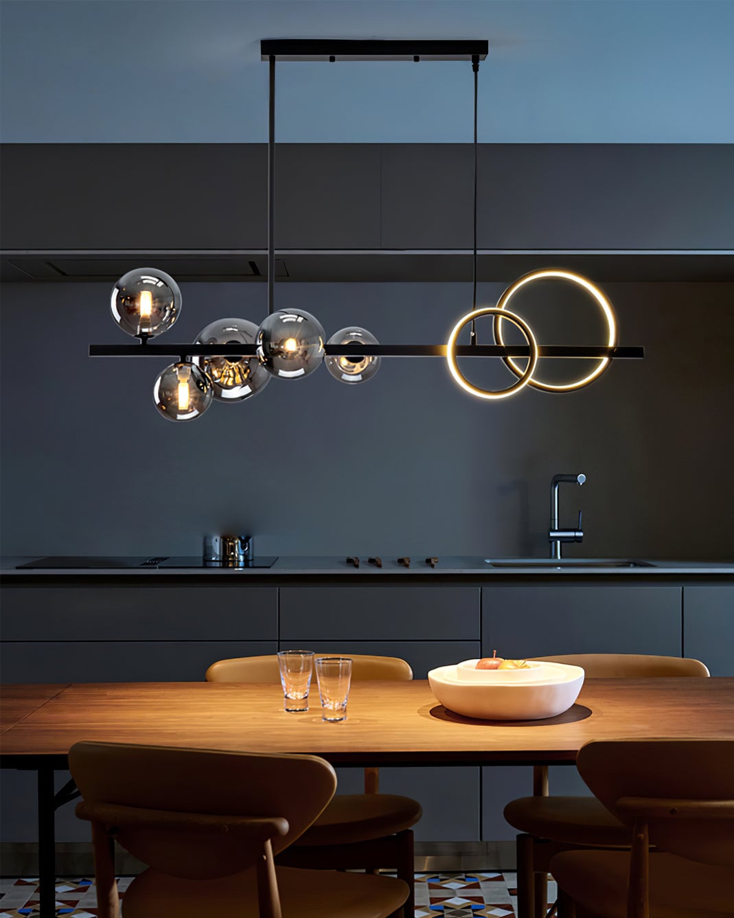 Bubi Glass Chandelier - Lumpaz