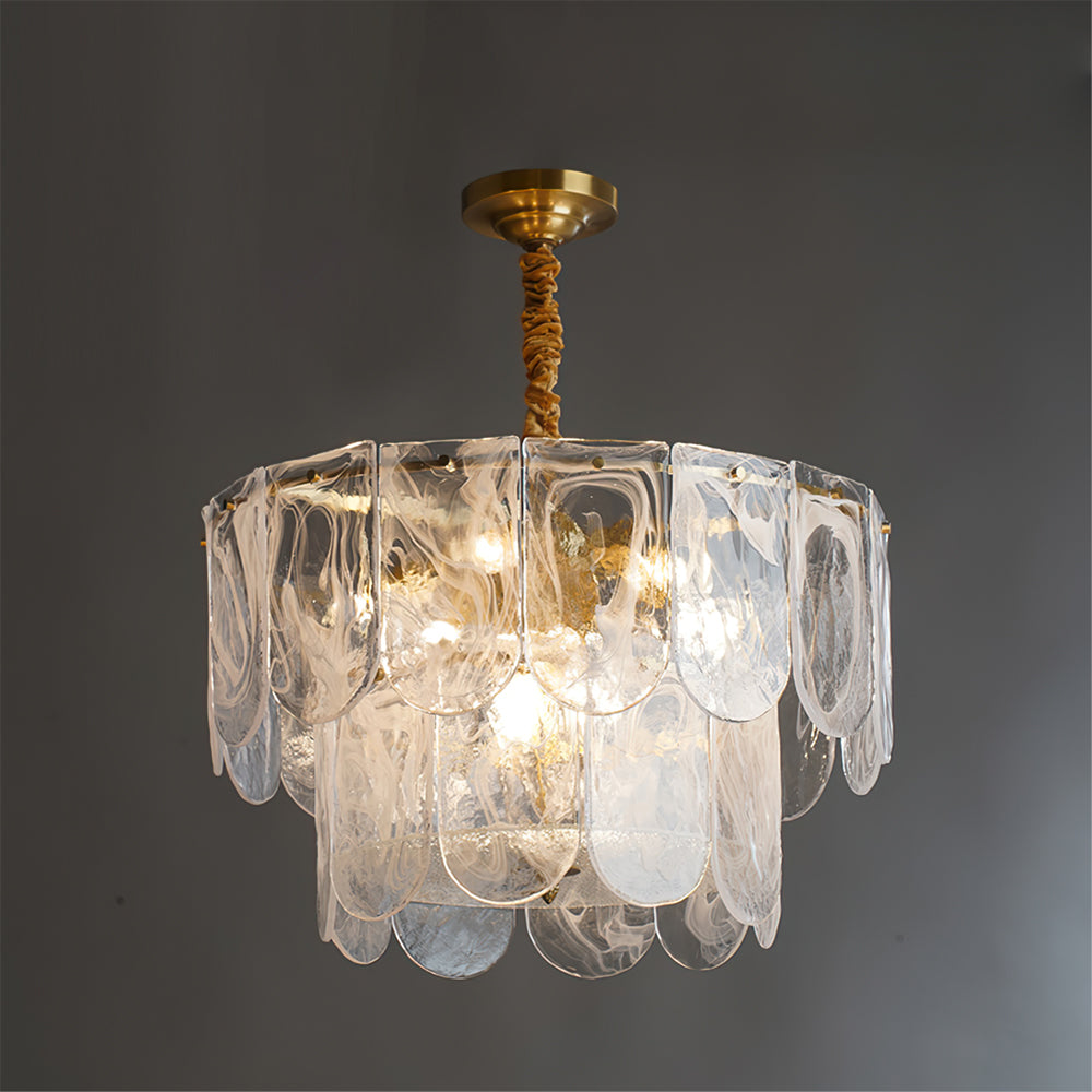 Nason Brass Chandelier - Lumpaz