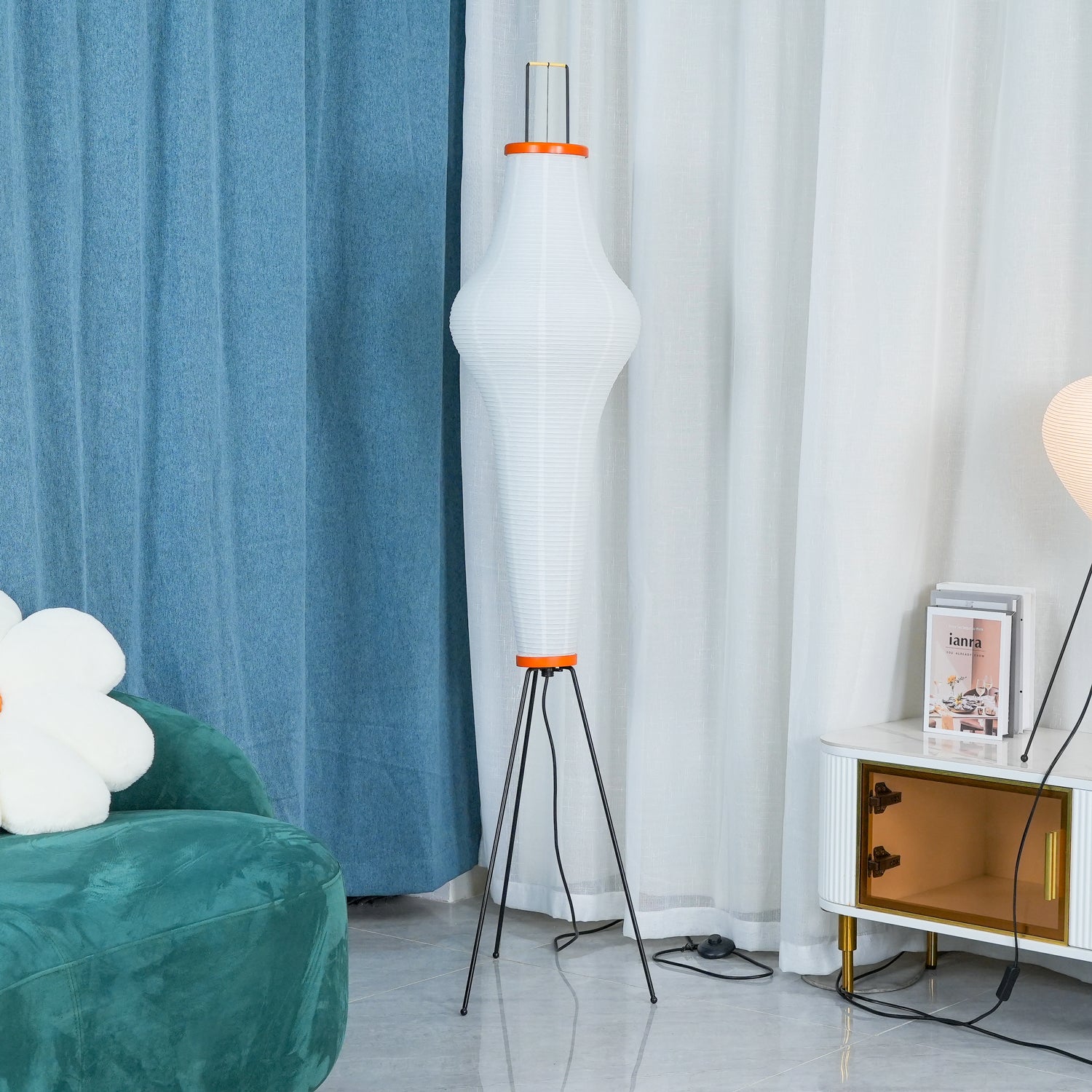 Washi Paper Floor Lamp - Lumpaz