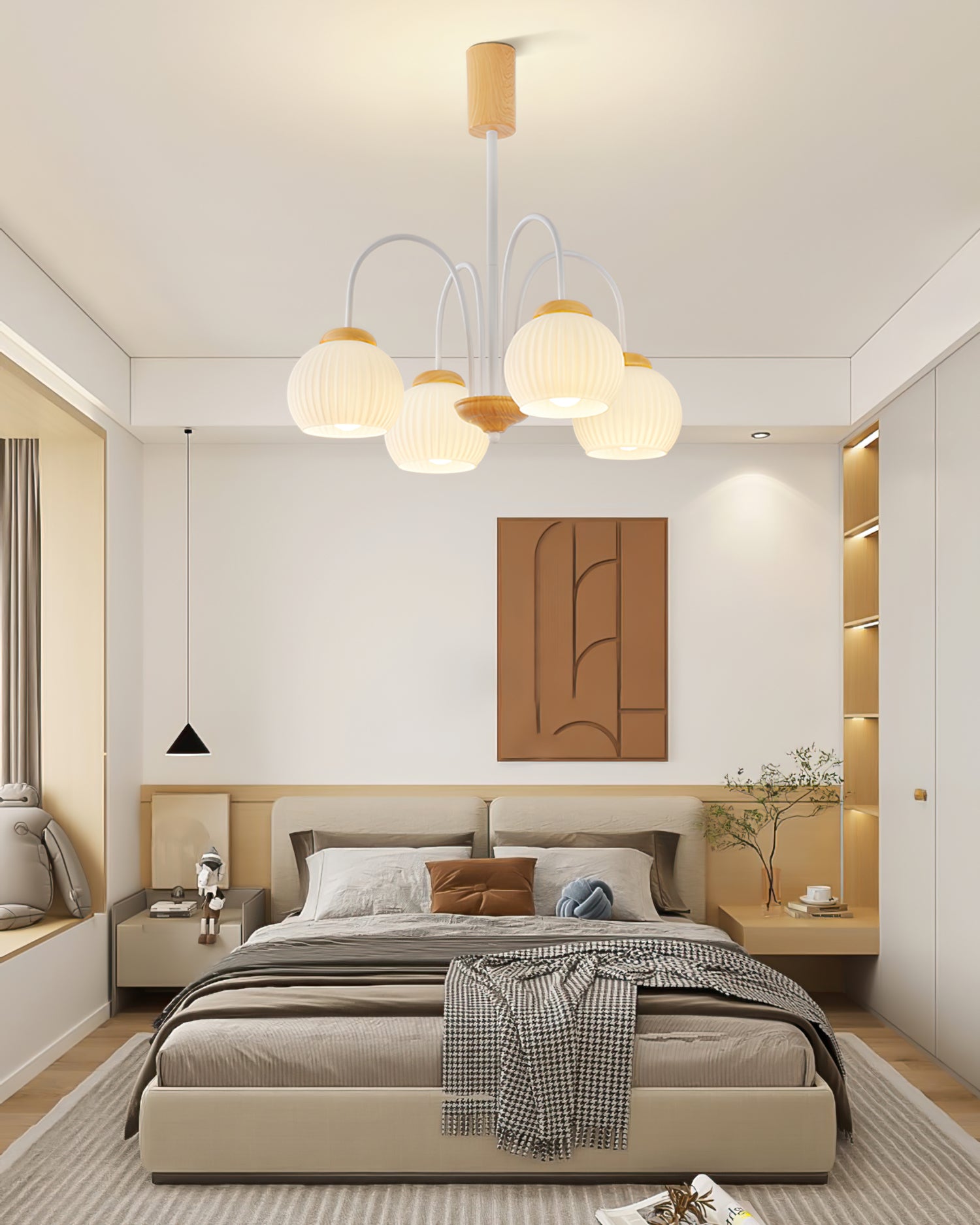 Molecural Wood Chandelier - Lumpaz
