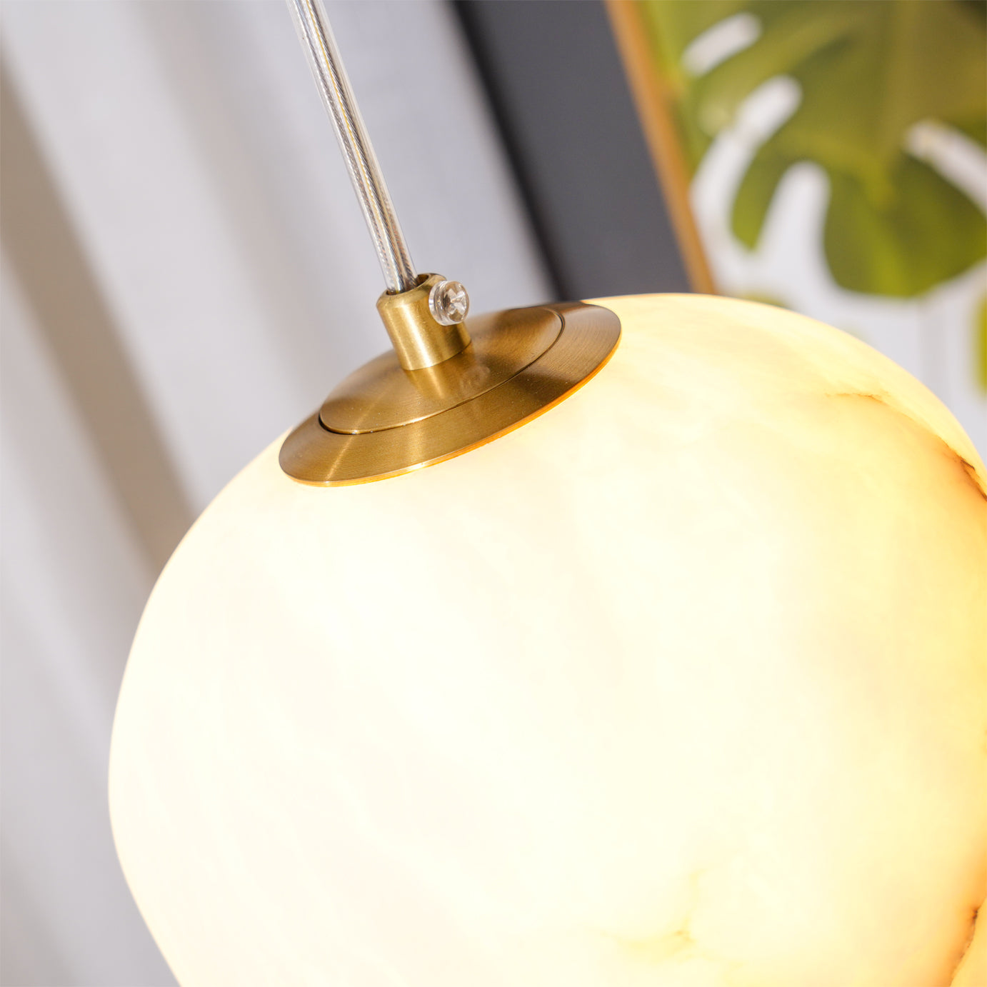 Goose Alabaster Pendant lamp - Lumpaz