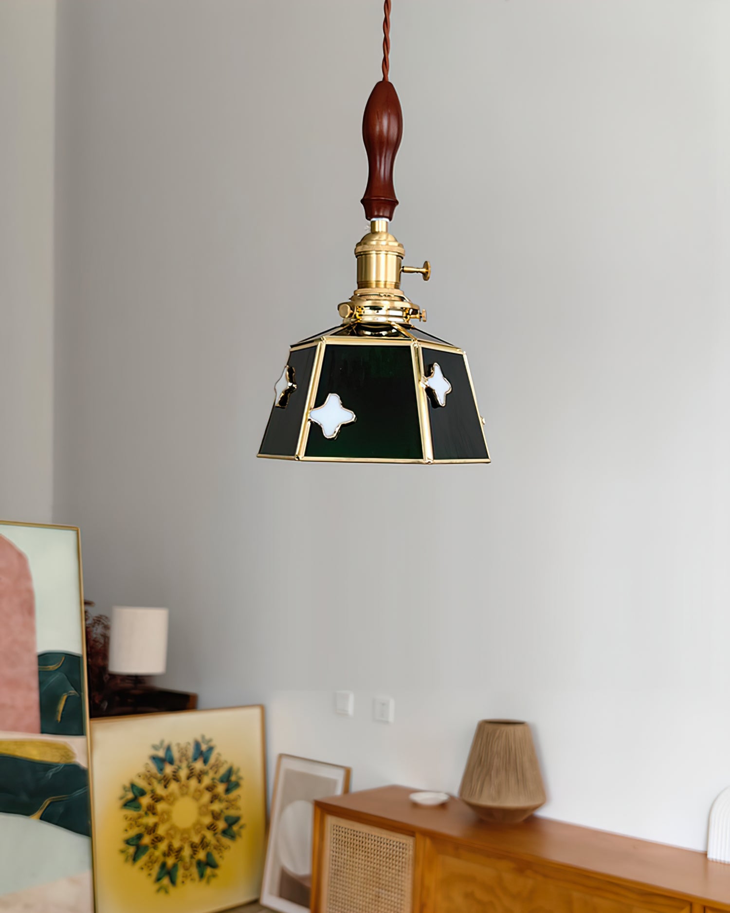 Stained Glass Pendant Lamp - Lumpaz