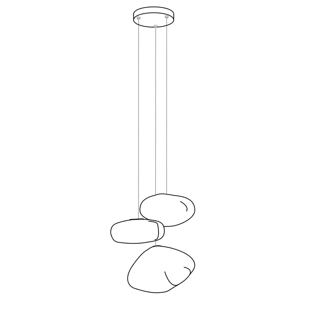 73 Random Glass Pendant Light - Lumpaz