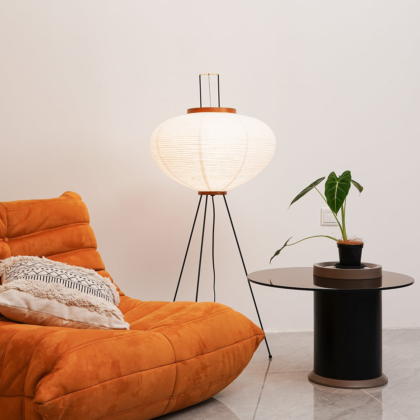 Washi Paper Floor Lamp - Lumpaz