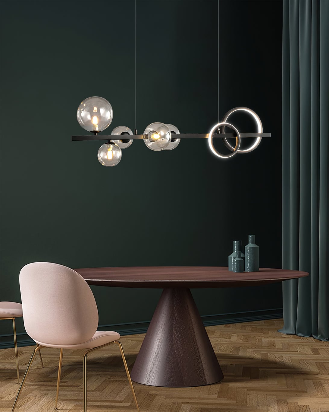 Bubi Glass Chandelier - Lumpaz