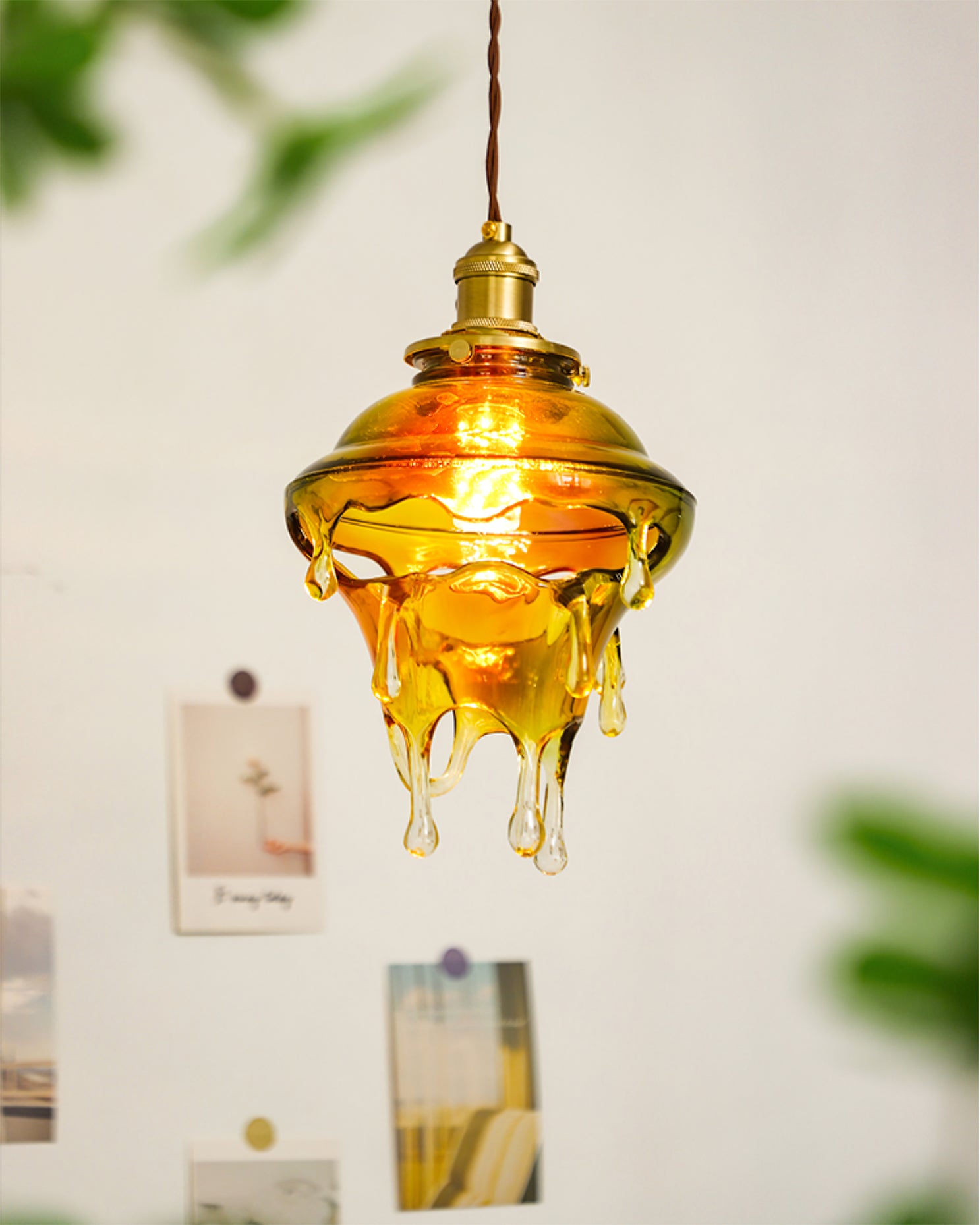 Water Droplets Resin Pendant Lamp - Lumpaz