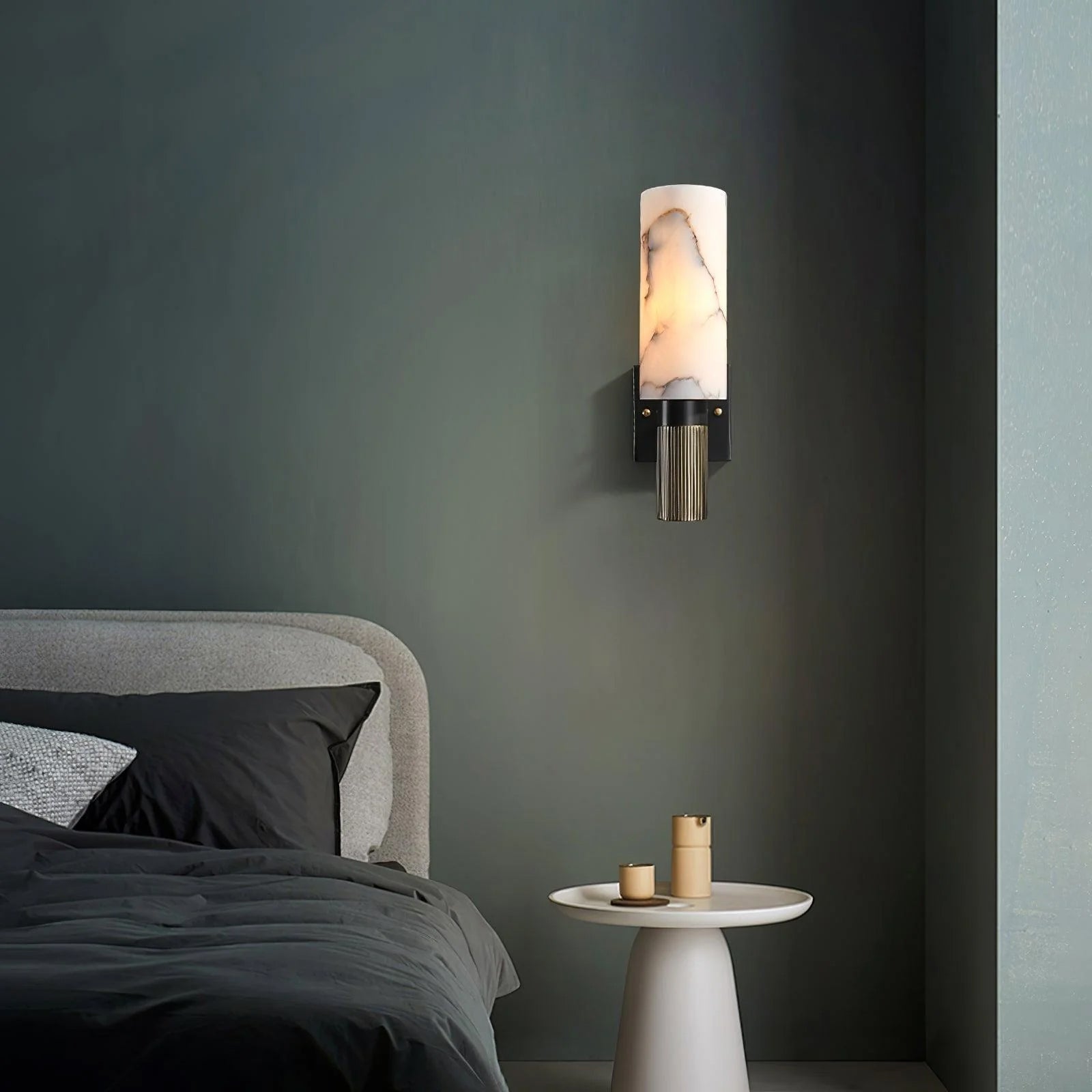 Torch Alabaster Wall Lamp - Lumpaz