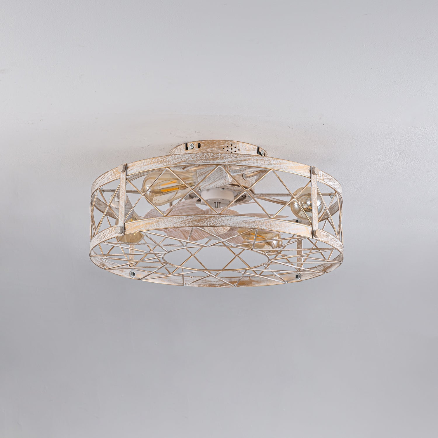 Davian With Remote Ceiling Fan Lamp - Lumpaz