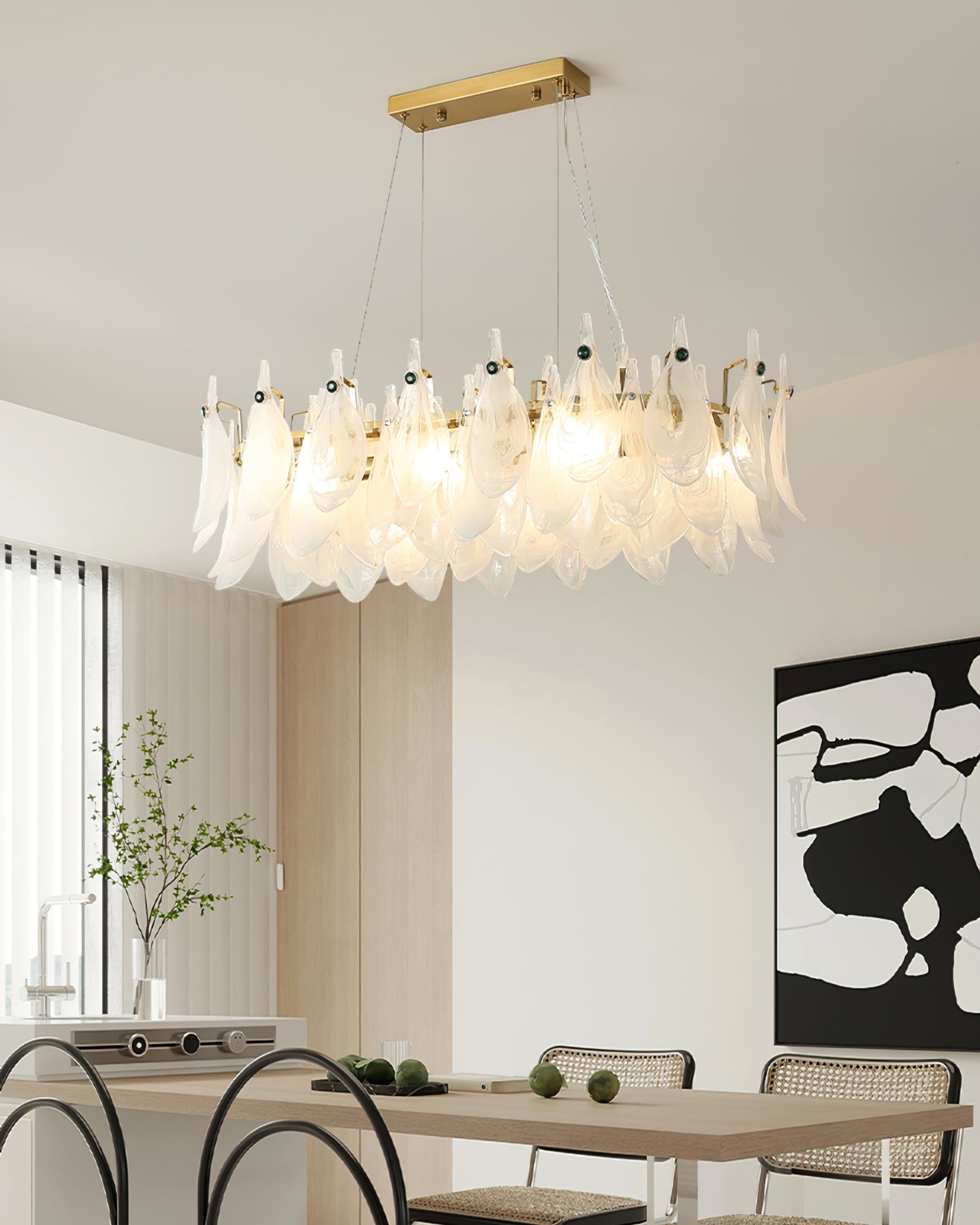 Valentino Cloud Glass Chandelier - Lumpaz