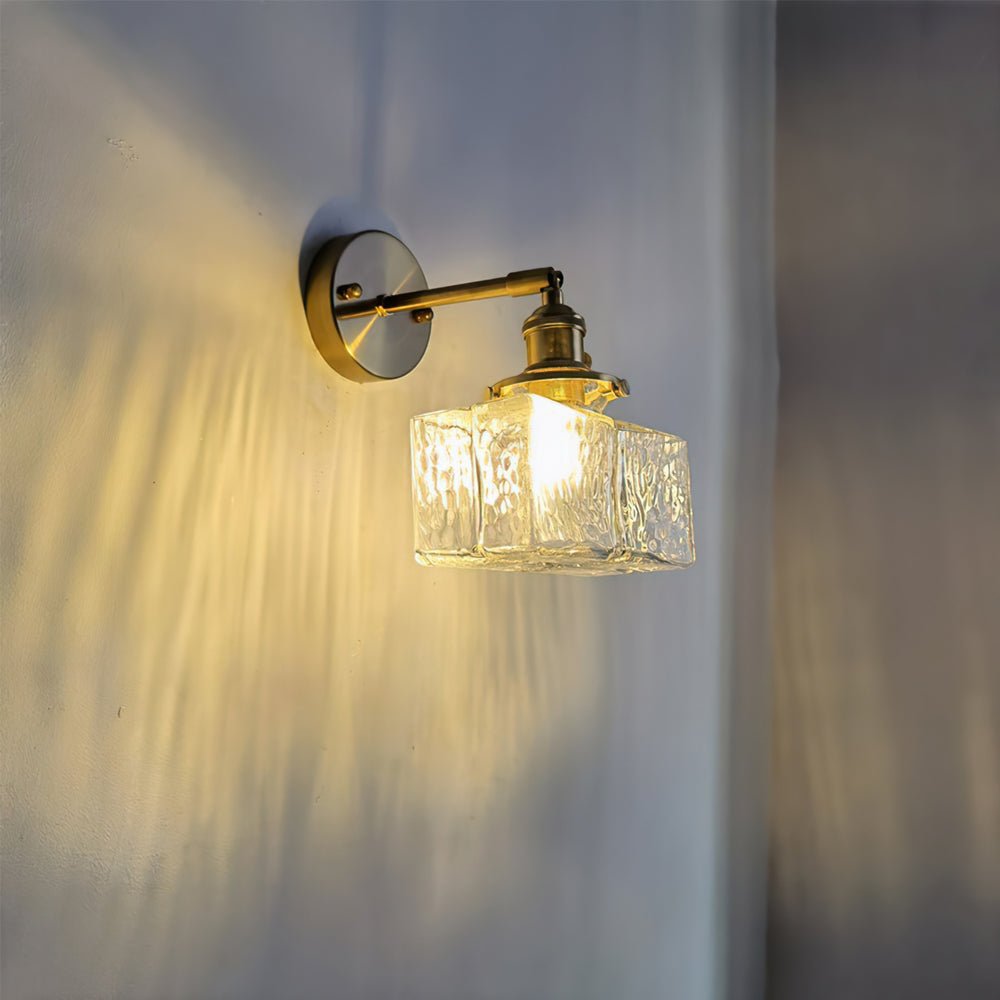 Jewel Glass Brass Wall Lamp - Lumpaz