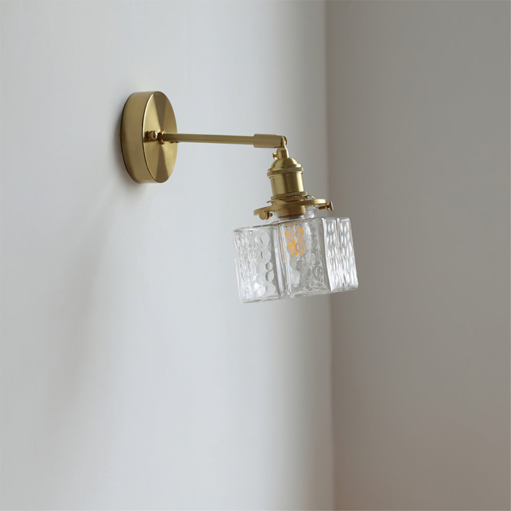 Jewel Glass Brass Wall Lamp - Lumpaz