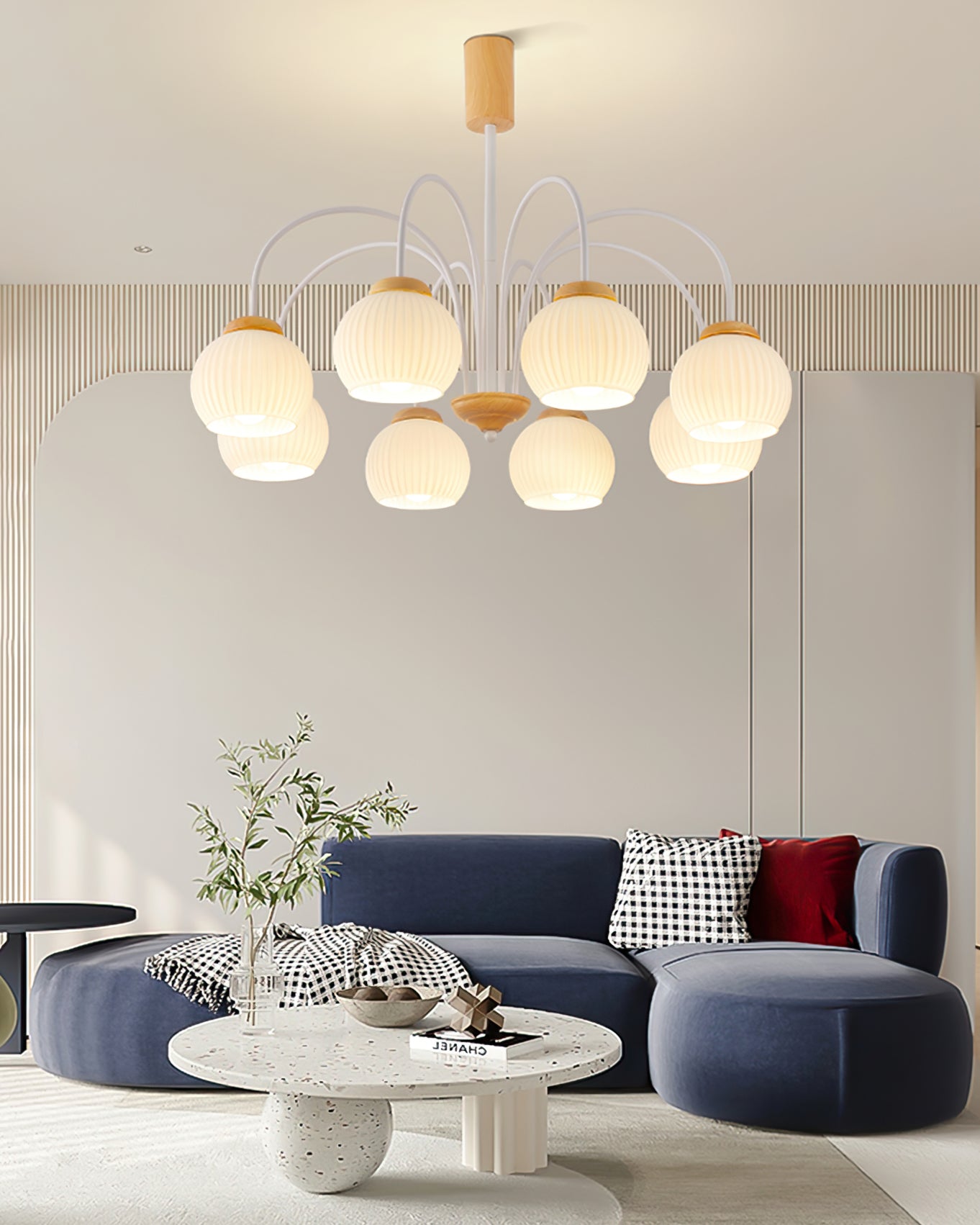 Molecural Wood Chandelier - Lumpaz