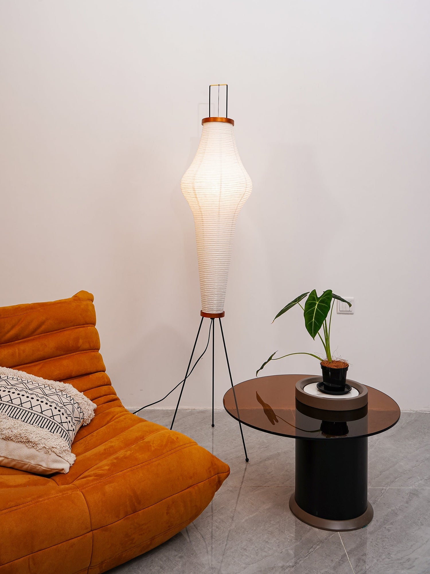 Washi Paper Floor Lamp - Lumpaz