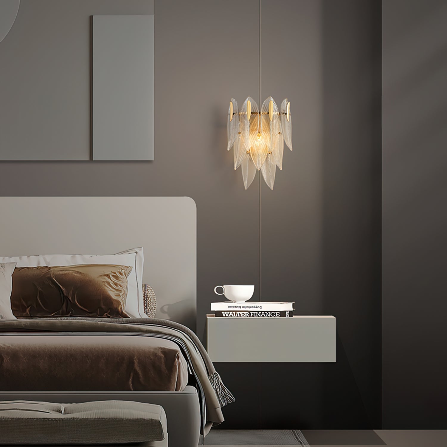 Giulia Brass Wall Lamp - Lumpaz