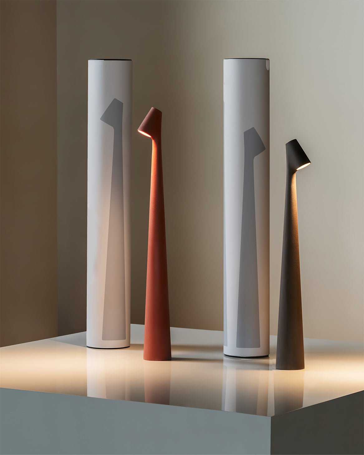 Africa Built-in Battery Table Lamp - Lumpaz
