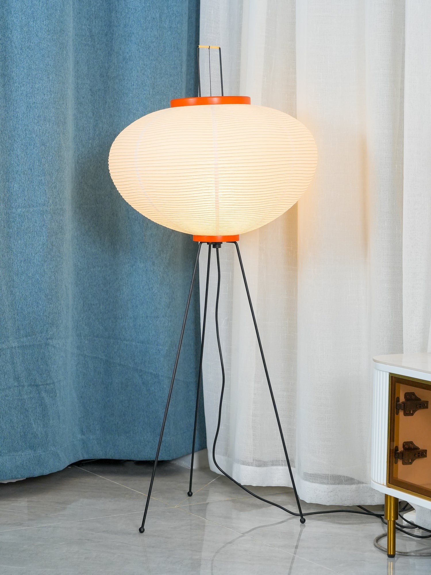Washi Paper Floor Lamp - Lumpaz