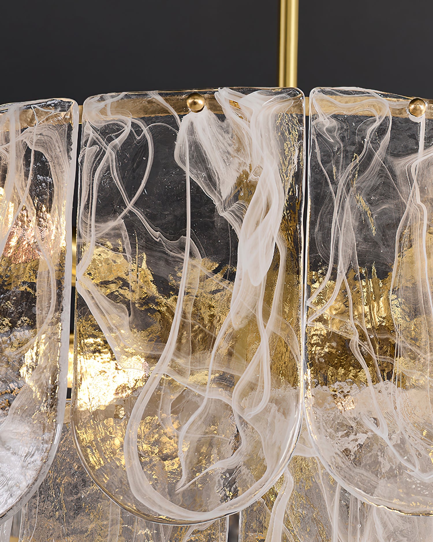 Nason Brass Chandelier - Lumpaz