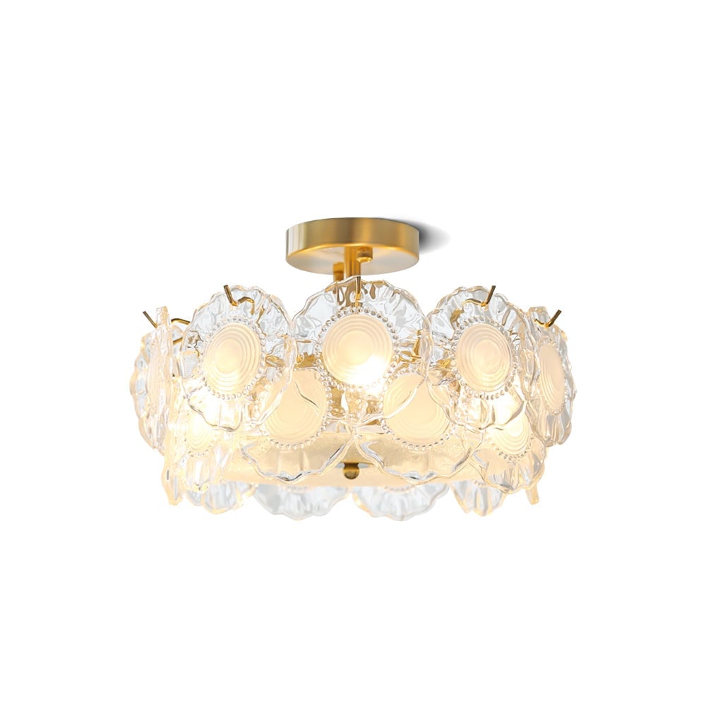 Pobllem Glass Ceiling Lamp - Lumpaz
