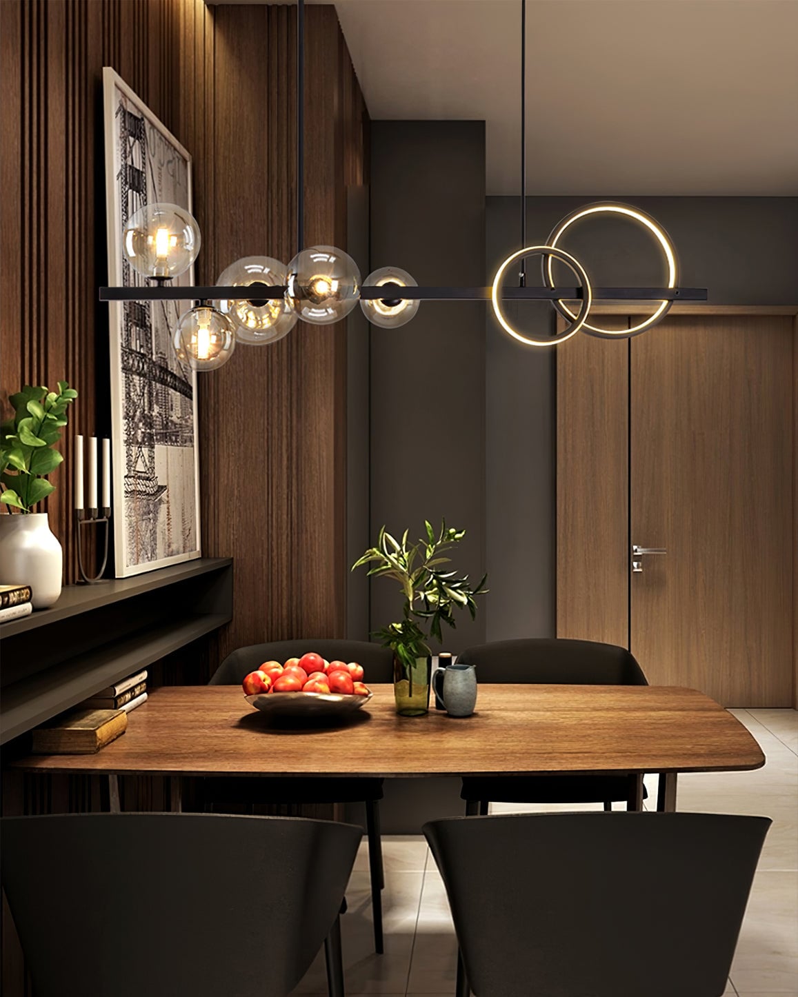 Bubi Glass Chandelier - Lumpaz