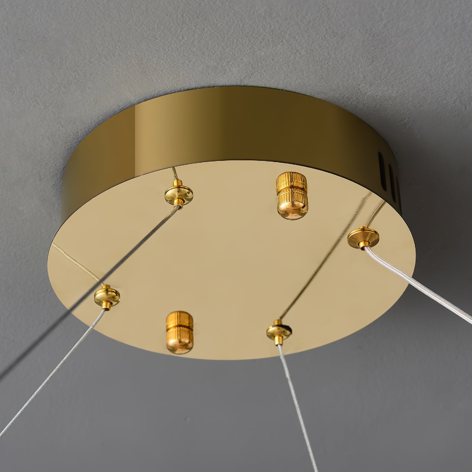 Wave Circle Crystal Chandelier - Lumpaz