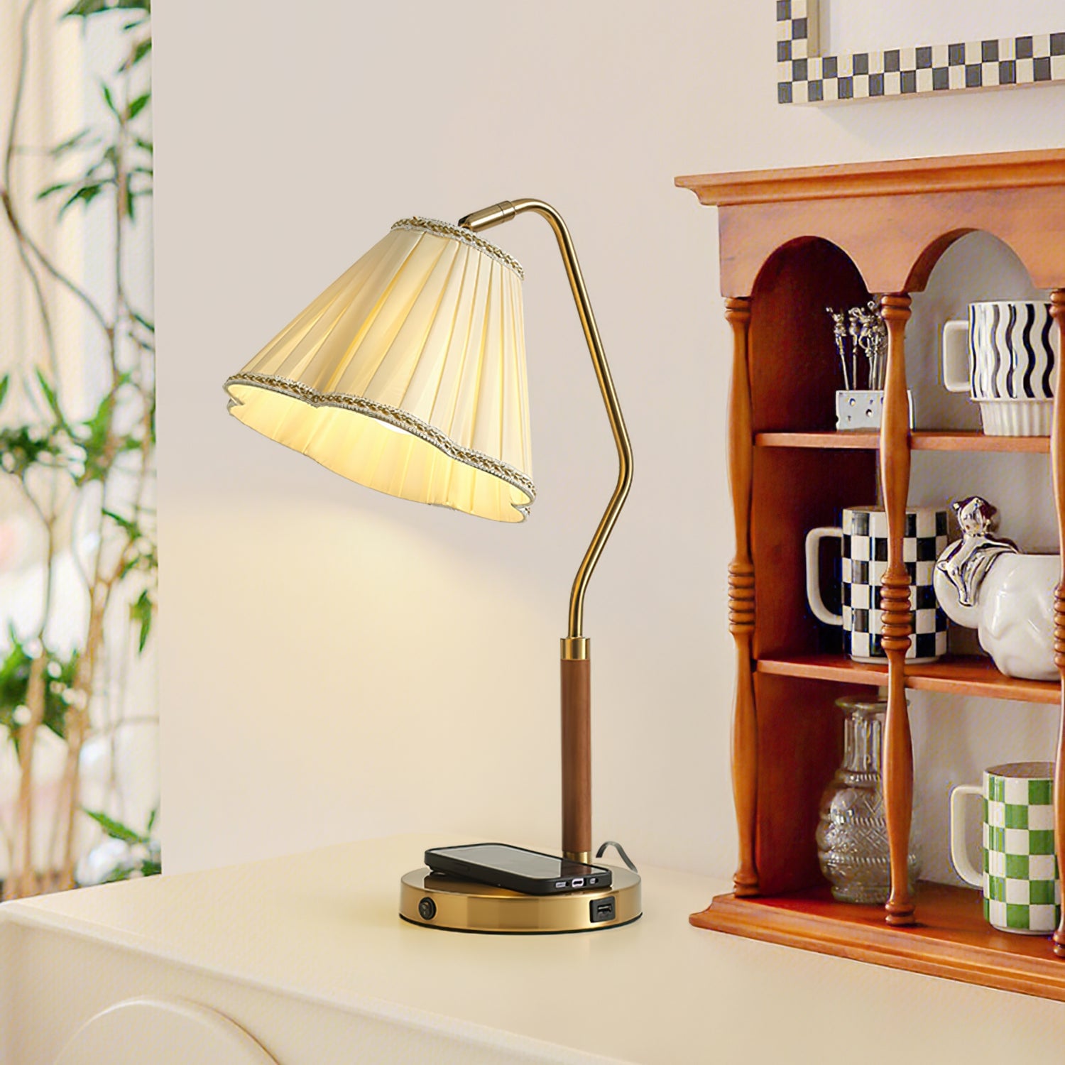 Florentine Fabric Table Lamp - Lumpaz