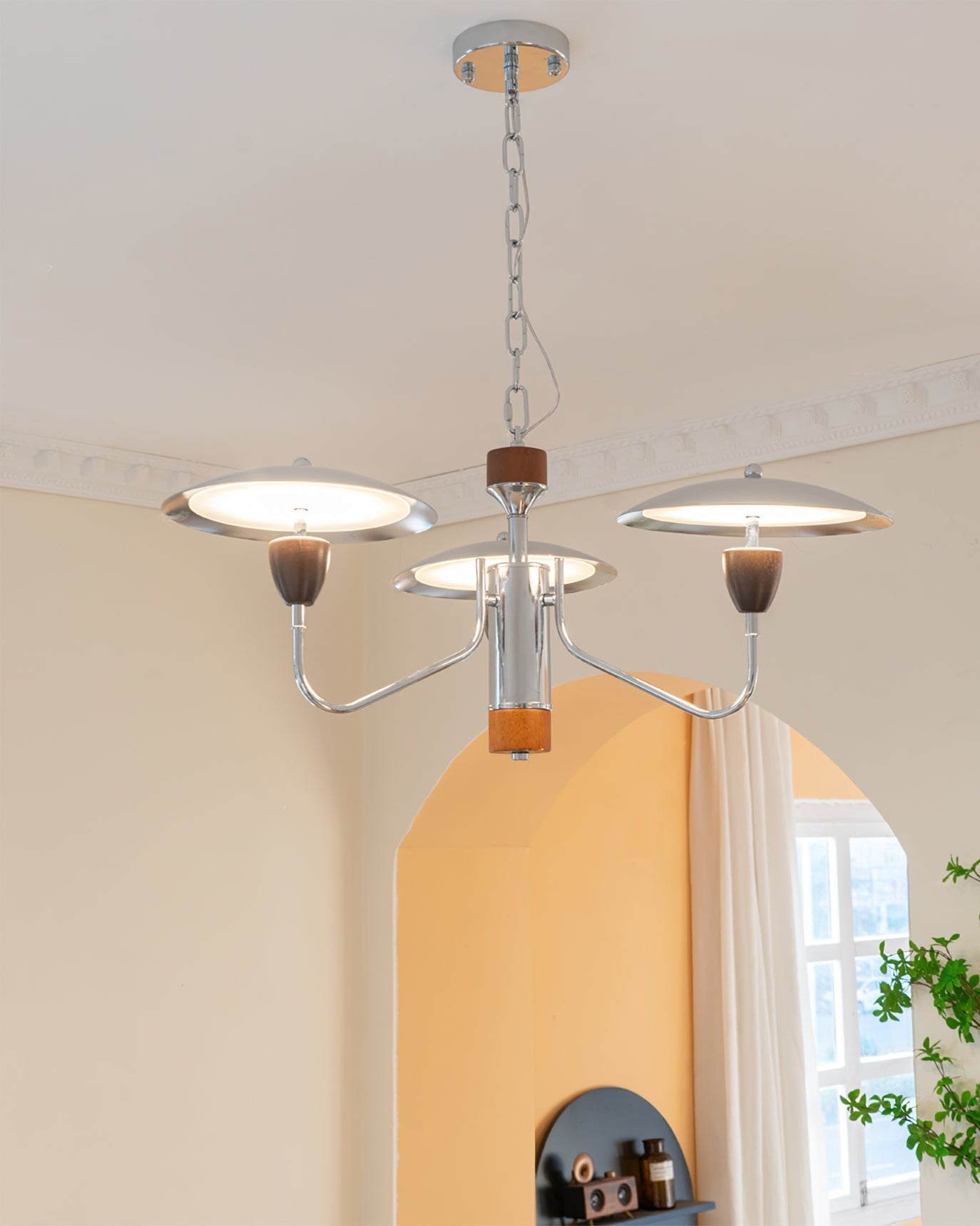 Peggy Chrome Chandelier - Lumpaz