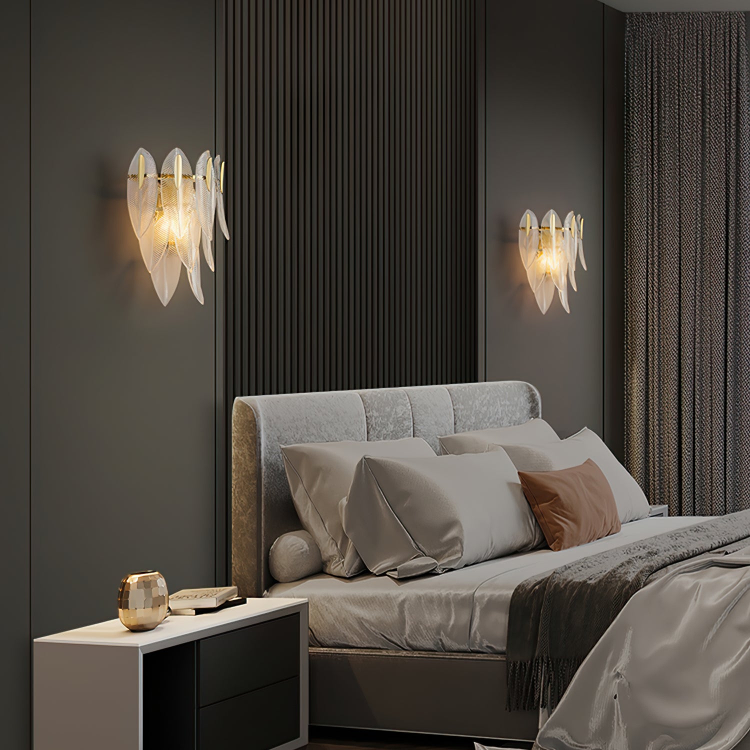 Giulia Brass Wall Lamp - Lumpaz