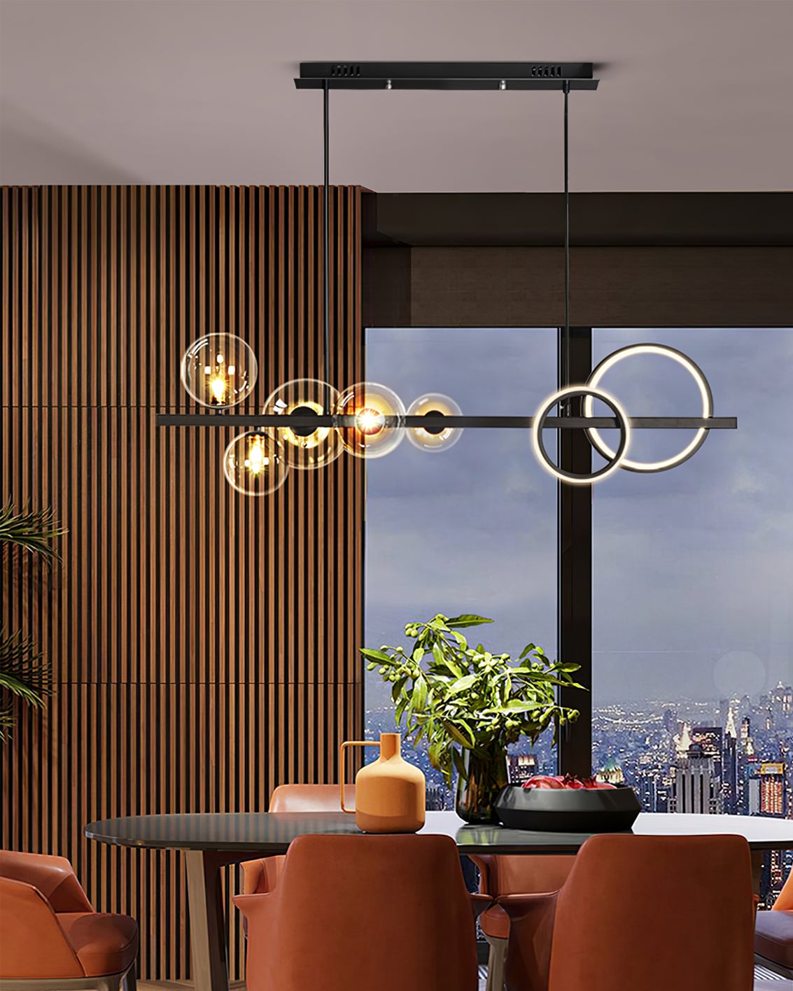 Bubi Glass Chandelier - Lumpaz