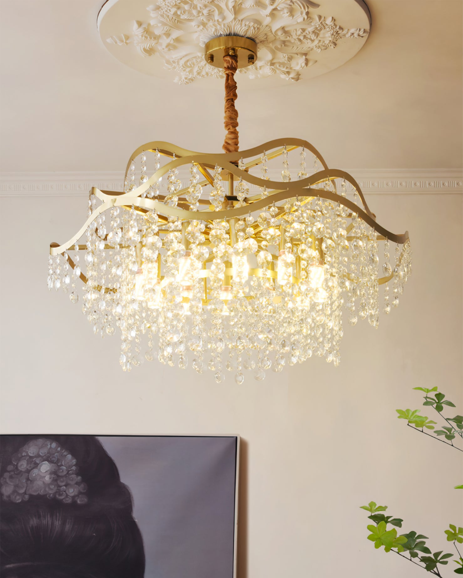Luna Crystal Chandelier - Lumpaz