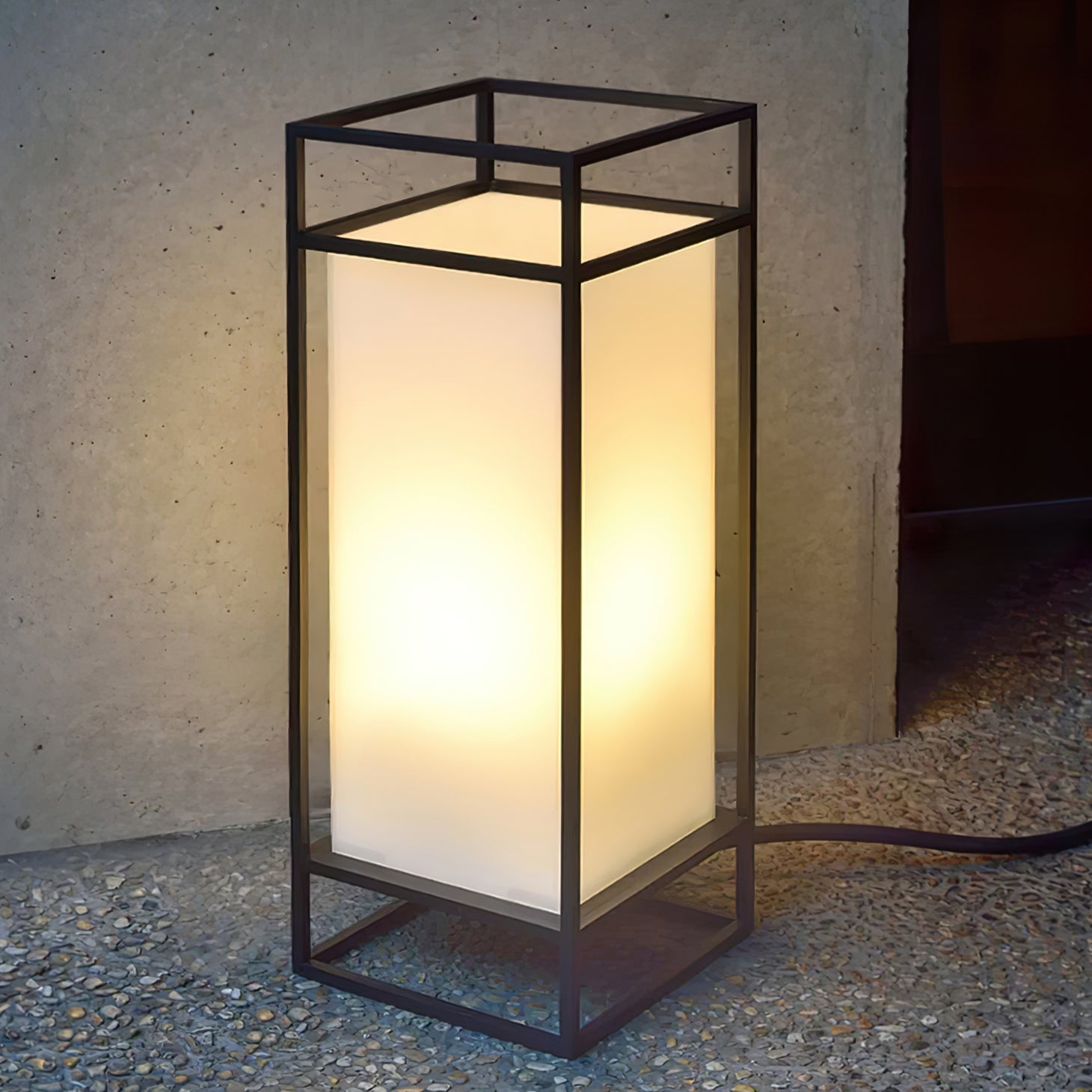 Cleo Lantern Outdoor Table Lamp - Lumpaz