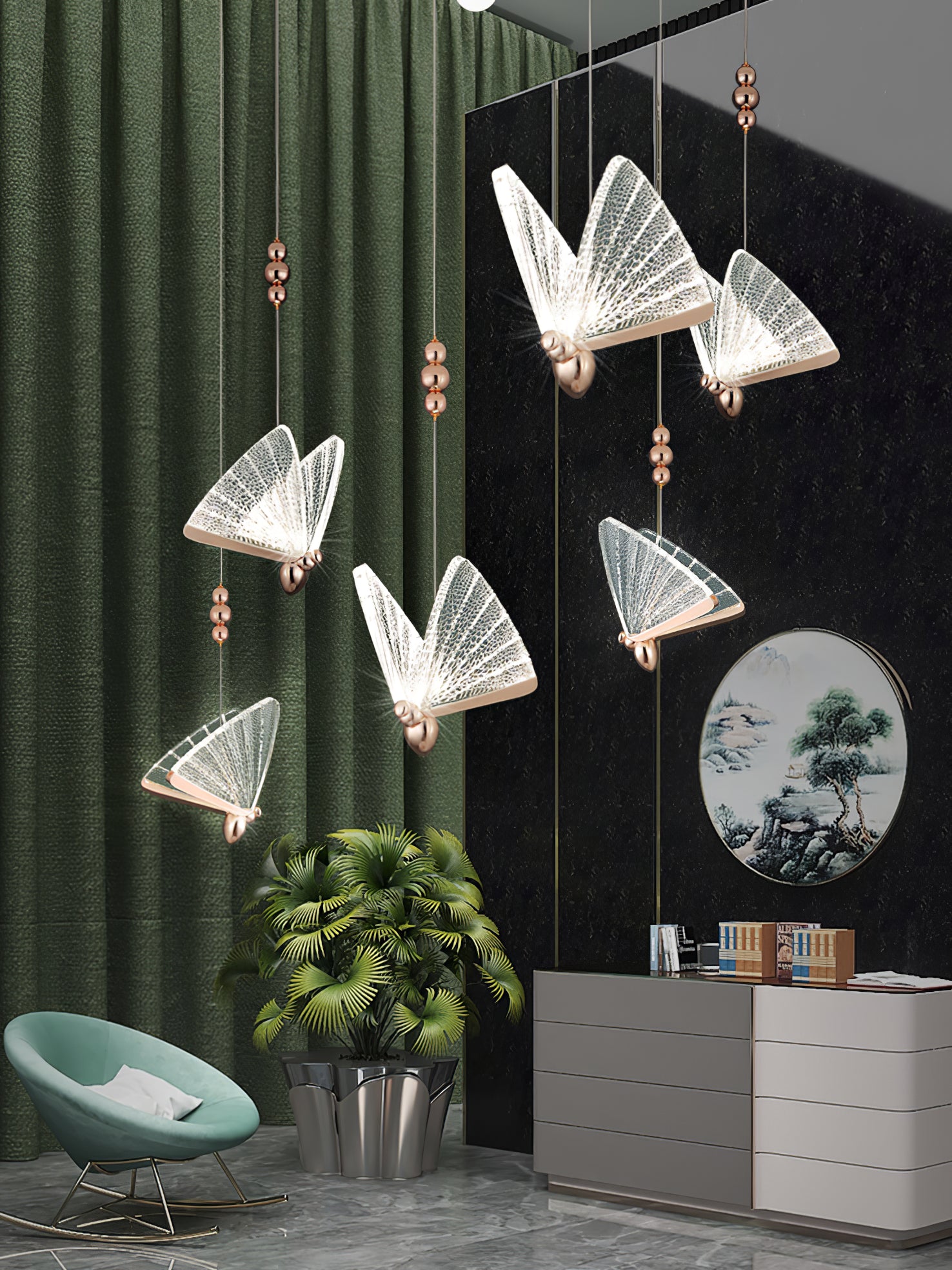 Butterfly Pendant Light - Lumpaz