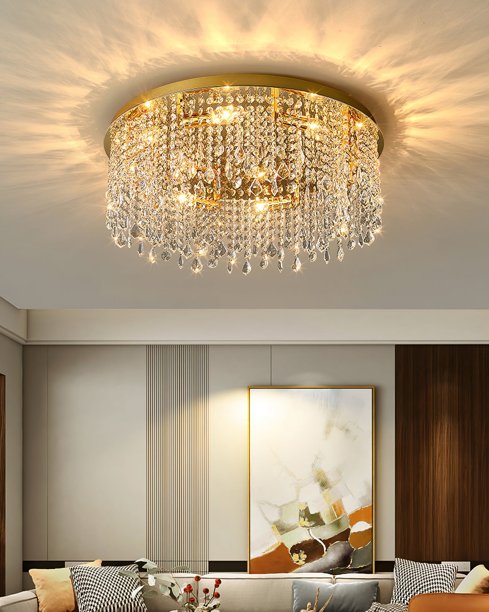 Beirio Crystal Ceiling Lamp - Lumpaz